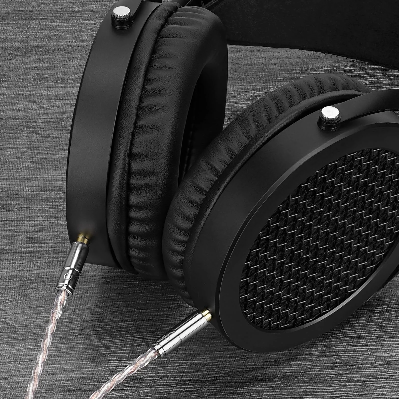 Geekria Kabel audio Apollo Copper Silver Mixed Upgrade kompatybilny z HIFIMAN SUSVARA UNVEILED, słuchawki SUNDARA HE4XX 400i, 4,4 mm do dwóch 3,5 mm zamienny przewód słuchawkowy (8,2 stopy / 2,5 m)