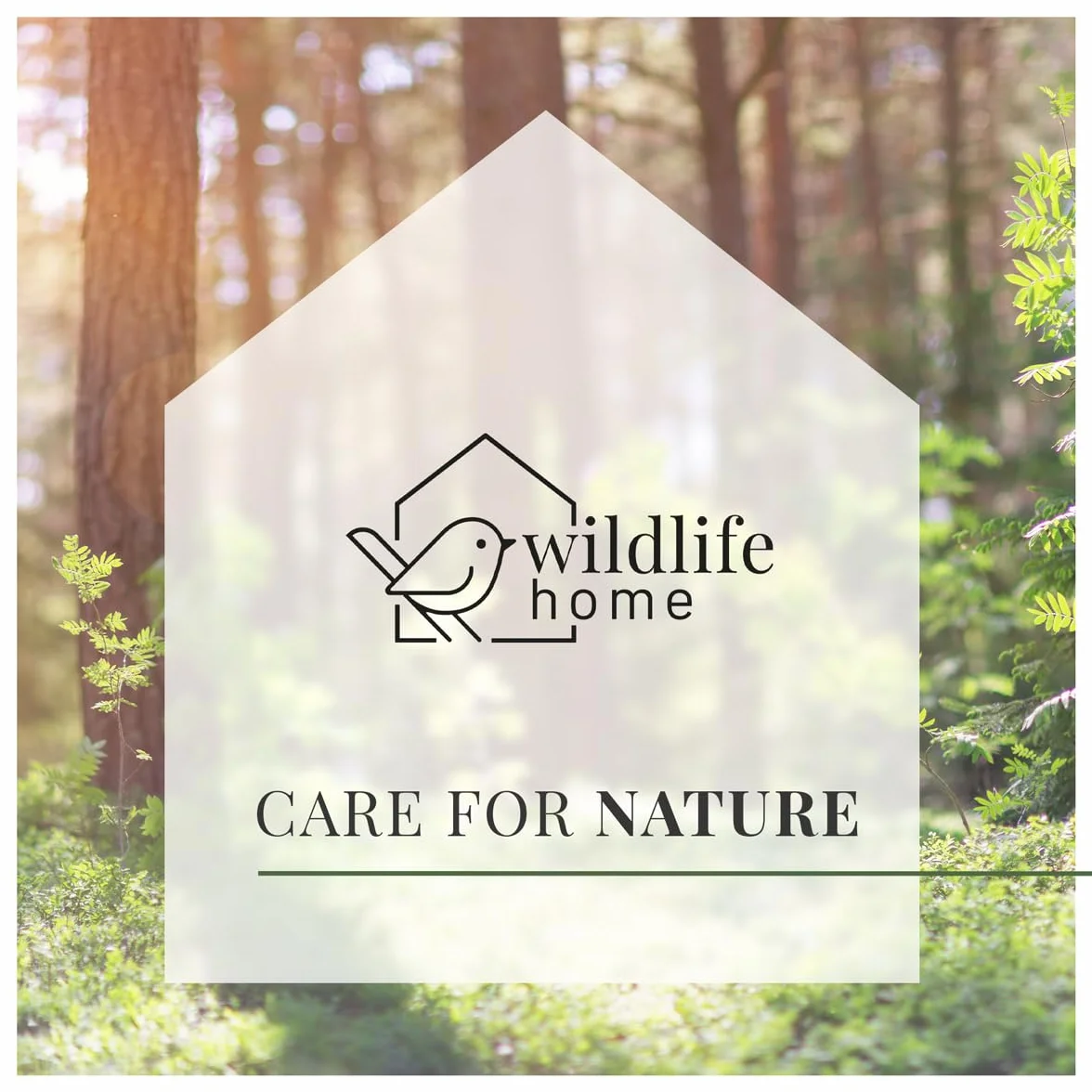 WILDLIFE HOME Hotel dla pszczół, domek dla owadów z metalowym dachem, nieobrabiany, z litego drewna dla pszczół, biedronek i muszek włoskich, domek dla owadów, pomoc dla lęgów, hotel dla owadów do