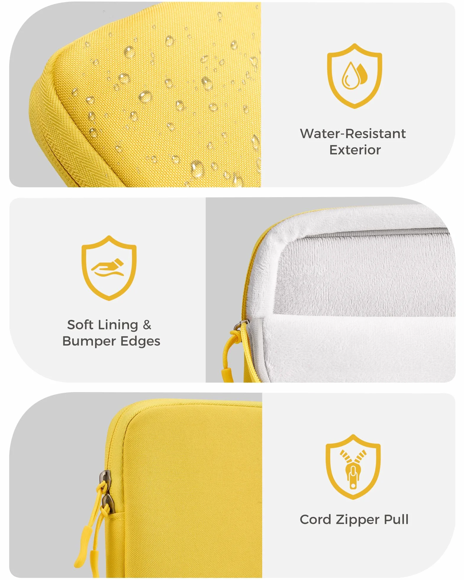 ProCase Pokrowiec MacBook Neo 13 cali 2026 (Chip A18 Pro, Model A3404), Lekki i Elegancki Pokrowiec na Laptopa z Praktyczną Przednią Kieszenią, Ochrona Wodoodporna i Miękka Podszewka w Kolorze