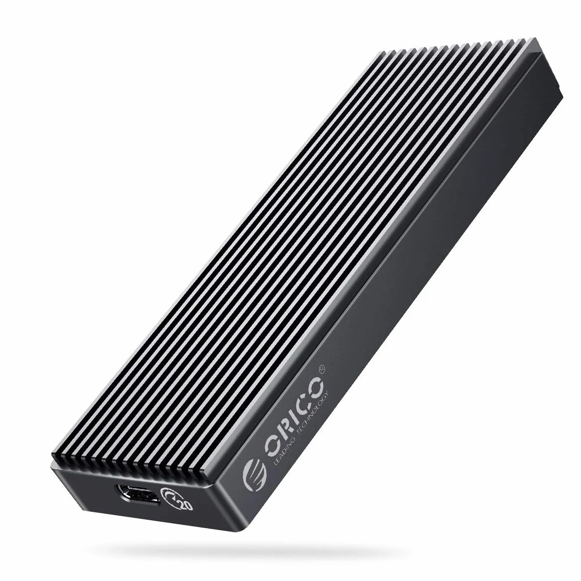 ORICO NVMe M.2 SSD obudowa 20 Gbps do 2000 MB/s, USB 3.2 Gen2x2 USB-C aluminium NVMe adapter do PCIe NVMe M-Key/B+M Key 2230/2242/2260/2280 -M2PAC3