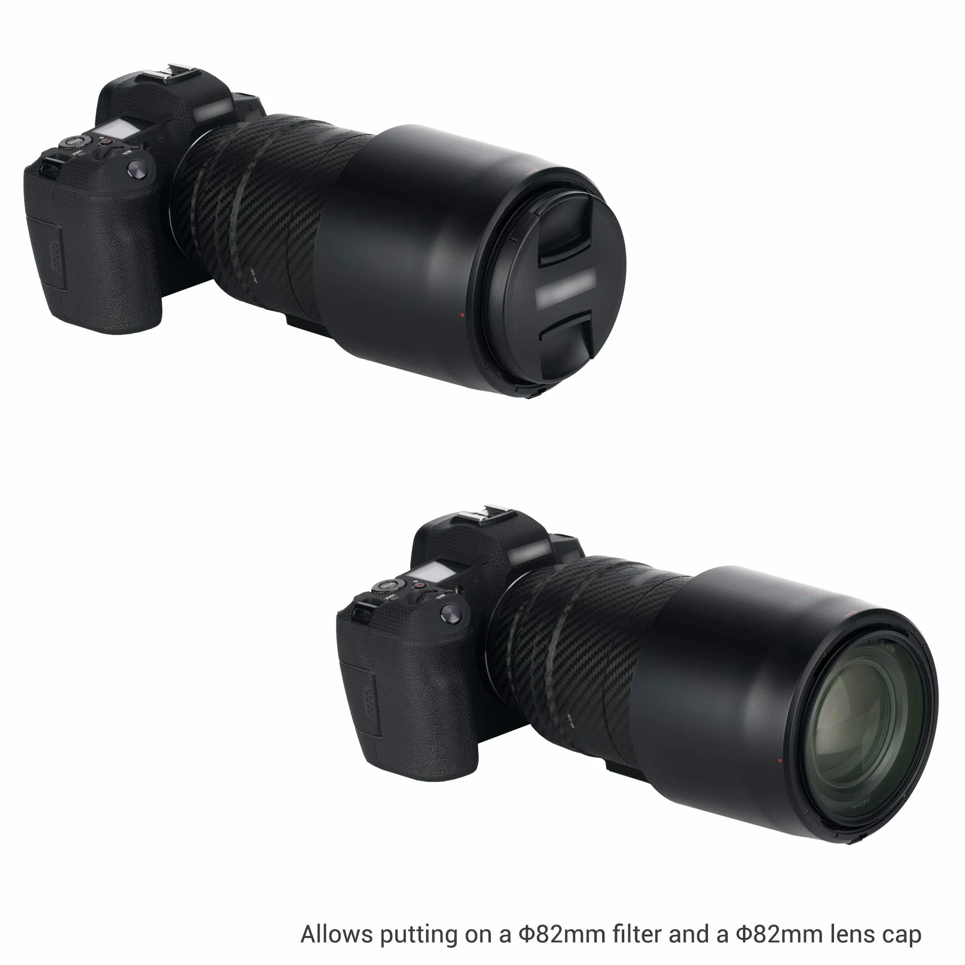 JJC Pokrywa obiektywu bagnetowego do Canon RF 600 mm f/11 IS STM obiektyw na aparacie Canon EOS R R5 R6 RP DSLR - zastępuje oprawę obiektywu Canon ET-88B DSLR aparat fotografia fotograficzna