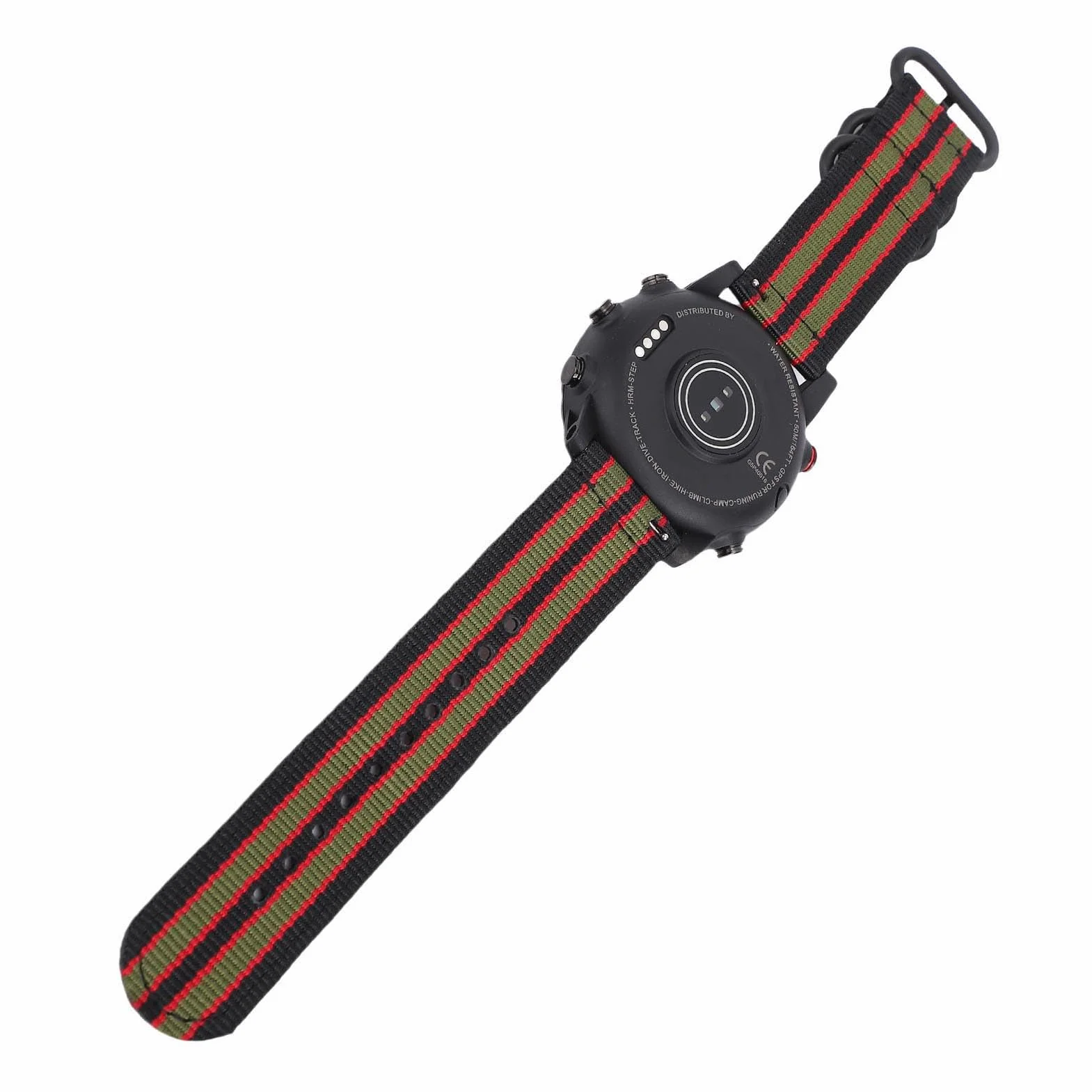 Tbest Sportowy Smartwatch, Dłuższa żywotność Baterii, Solidna Konstrukcja, Bezproblemowa łączność - Stop Ti, materiał Nylonowy - Bateria 320 MAh LI do Pływania, Biegania