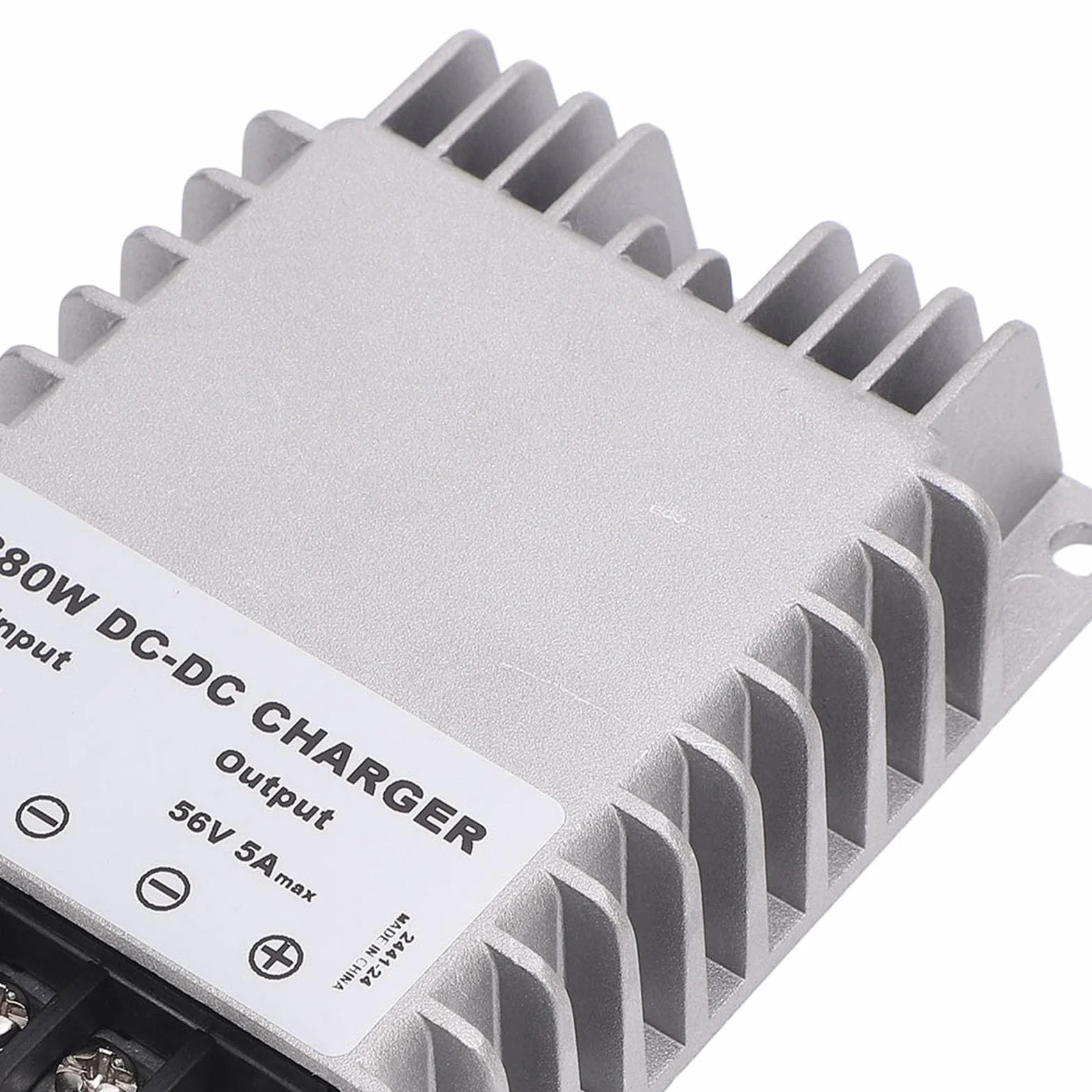Generic Przetwornica Zwiększająca Napięcie 12 V, Przetwornica Zwiększająca Napięcie 56 V DC ze Stopu Aluminium, 280 W, 5 A, wydajność 94% Zasilacz IP68 Do Routera Gen 3. Domowe Biuro, Do Użytku na