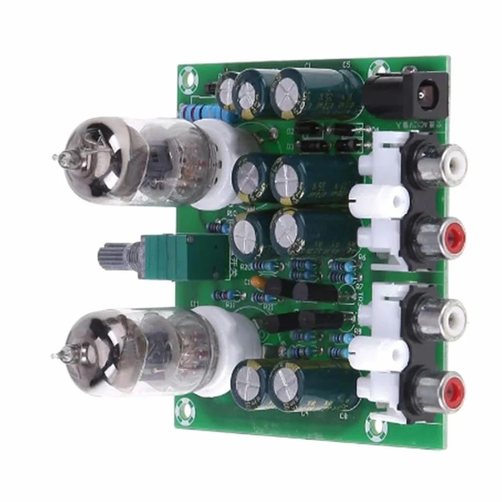 6J1 Hifi DIY elektroniczny przedwzmacniacz lampowy zestaw stereo, elektroniczny przedwzmacniacz, płyta przedwzmacniacza, moduł wzmacniacza z efektem wzmacniacza żółciowego, dla entuzjastów