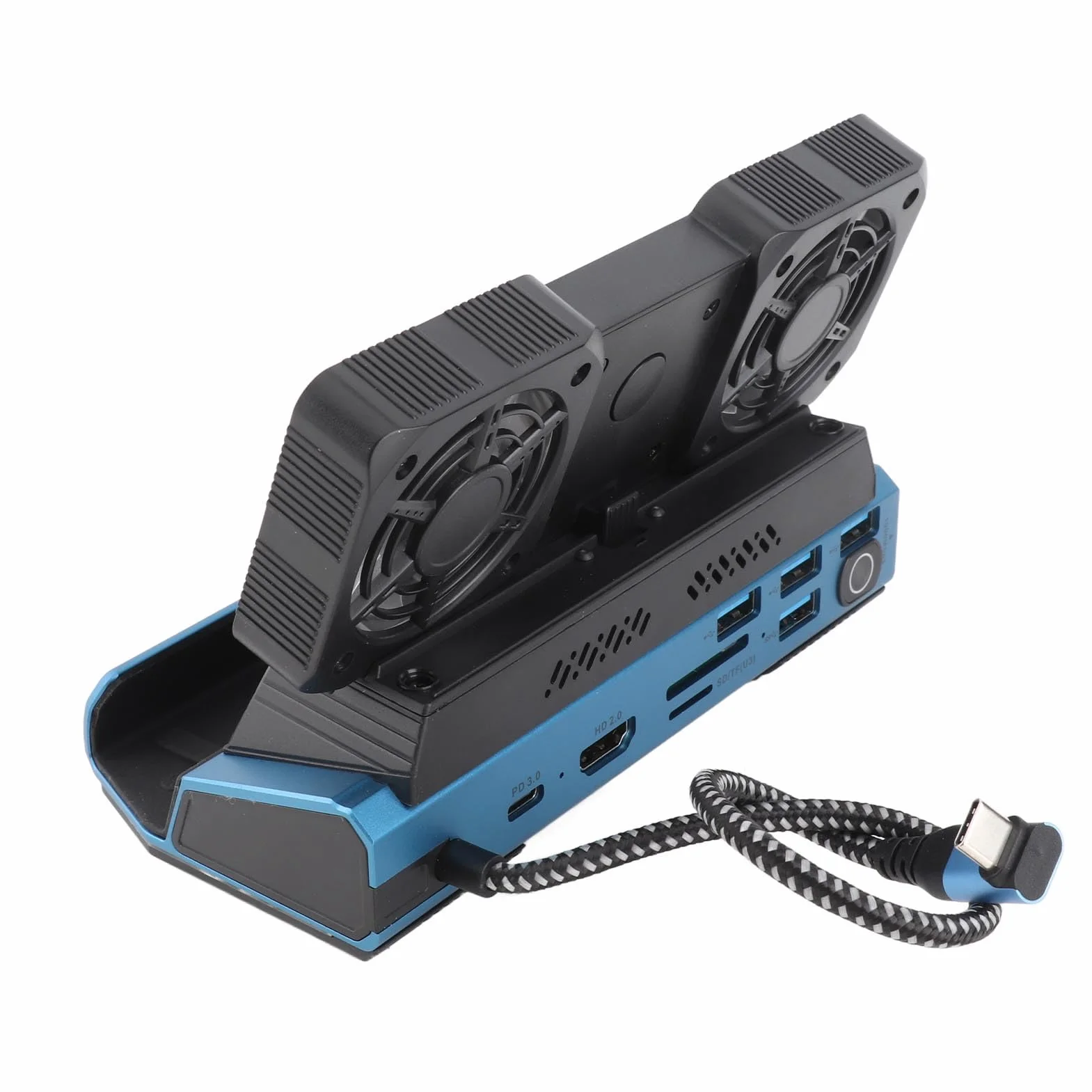 Bewinner Wszechstronna Stacja Dokująca 9 w 1 do Konsoli Steam z Szybkim Przesyłaniem Danych do Przenośnej Konsoli Gier, Port USB C PD