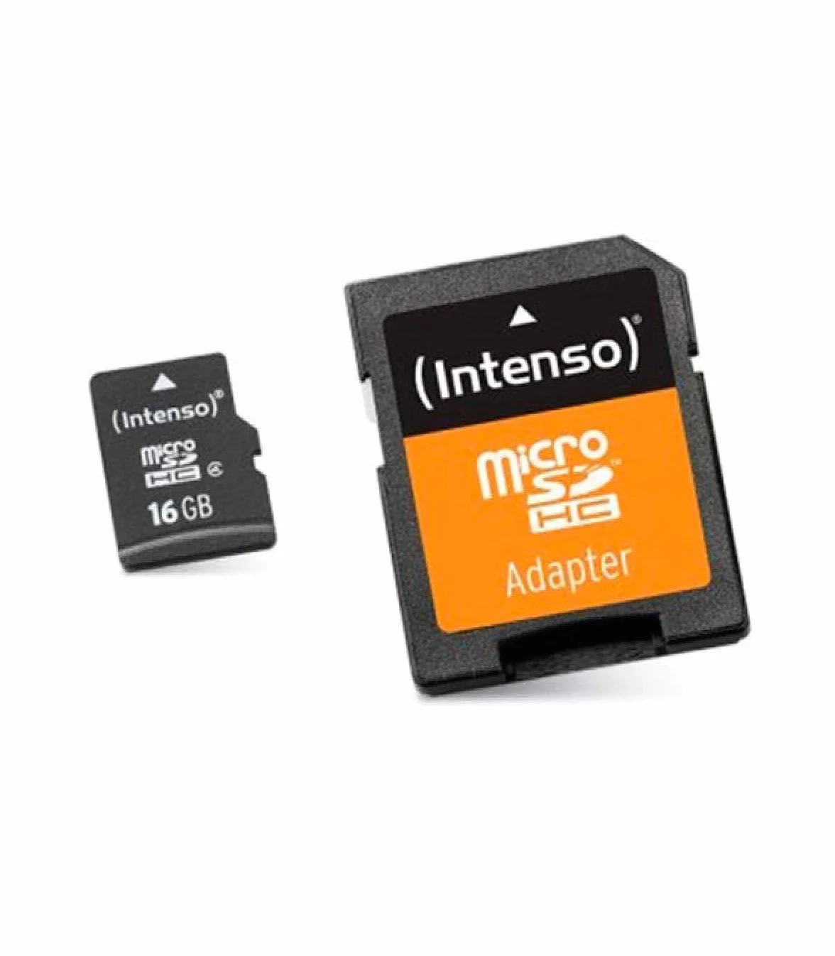 Intenso Karta pamięci microSDHC 16 GB Class 10 z adapterem SD czarna