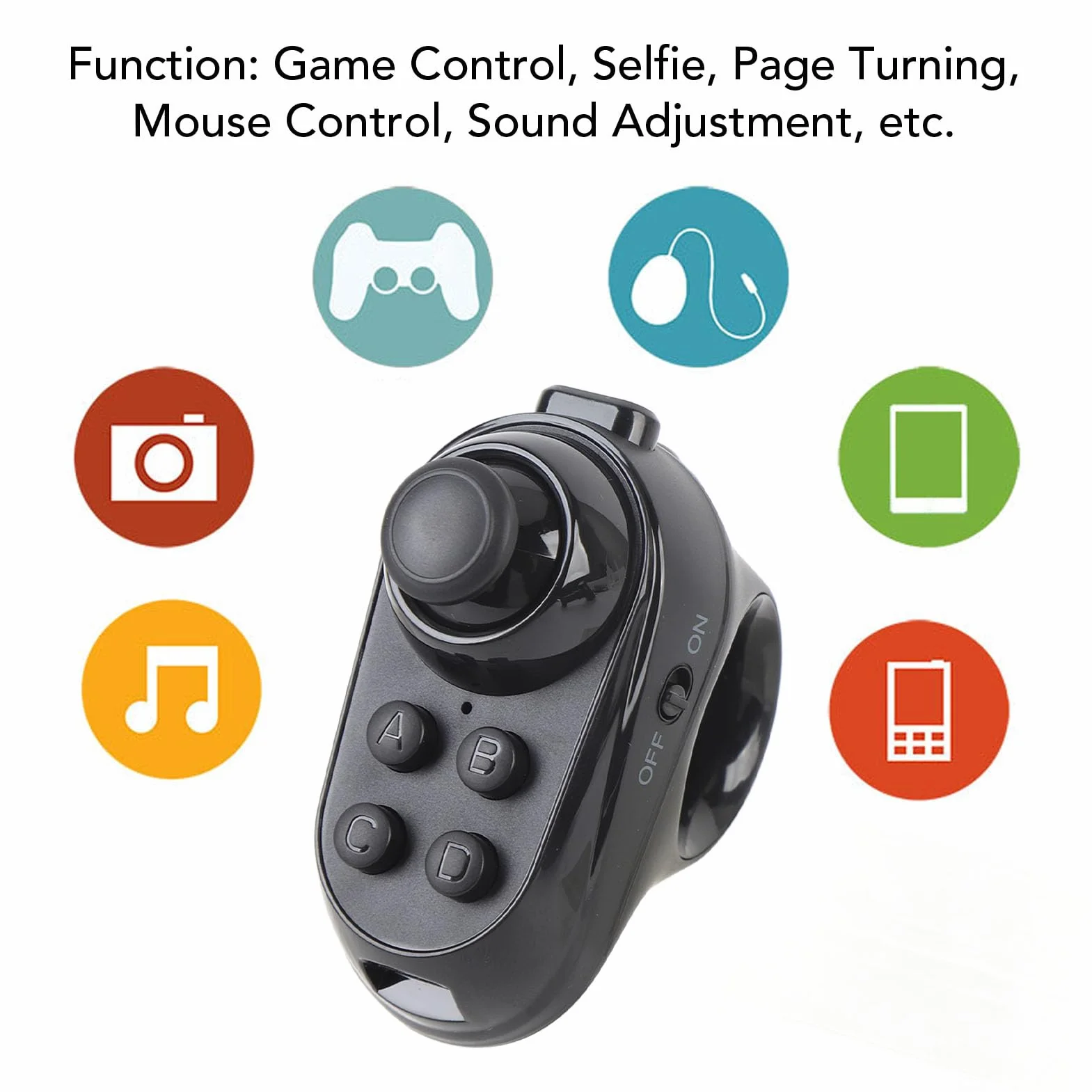 VR Remote Controller Bluetooth Gamepad bezprzewodowy kontroler VR do Tabletu Laptopa