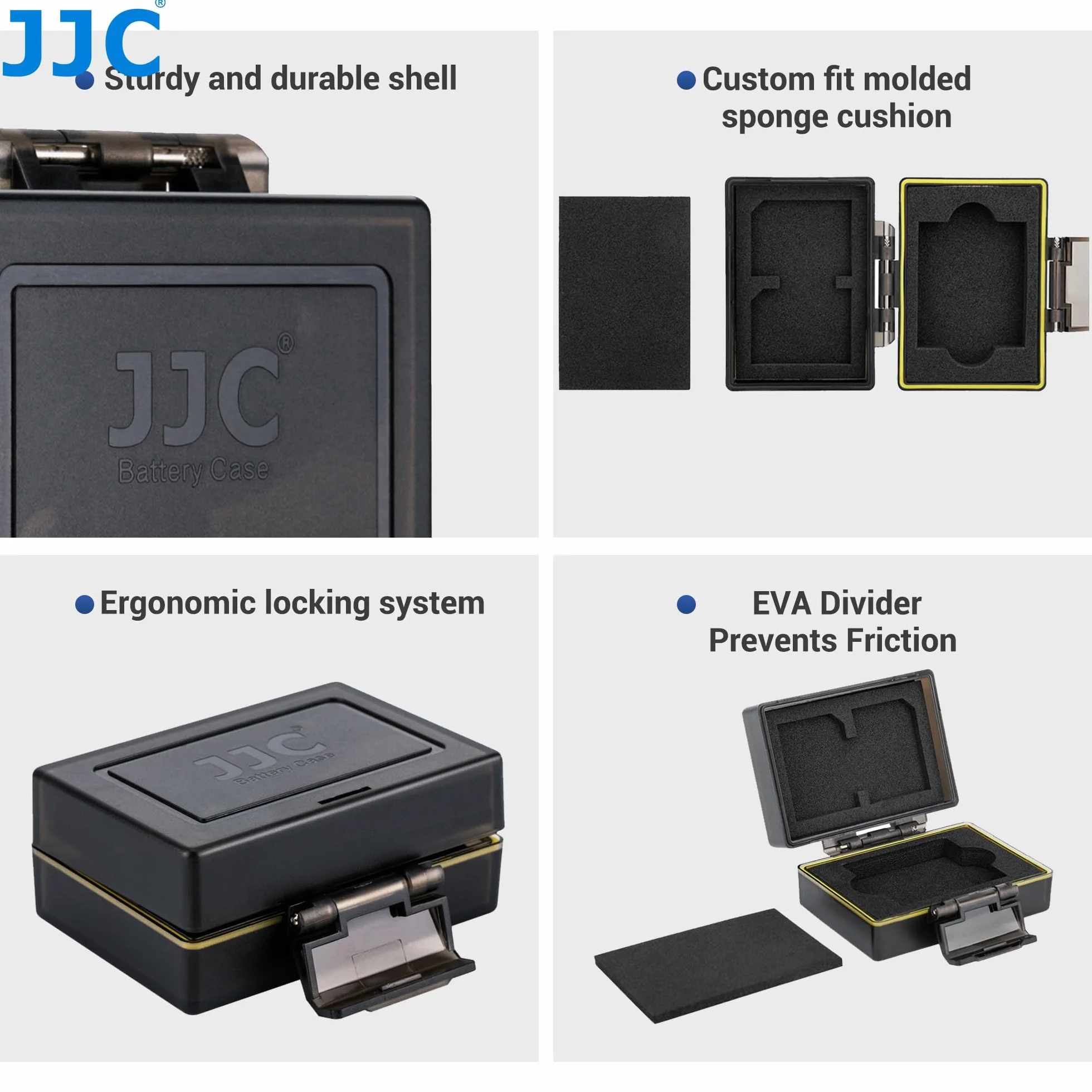 JJC Kompatybilny Etui na Baterię i Karty SD dla Ricoh GRIII, GR III HDF, Olympus TG-7, TG-6, TG-5, DB-110, LI-90B