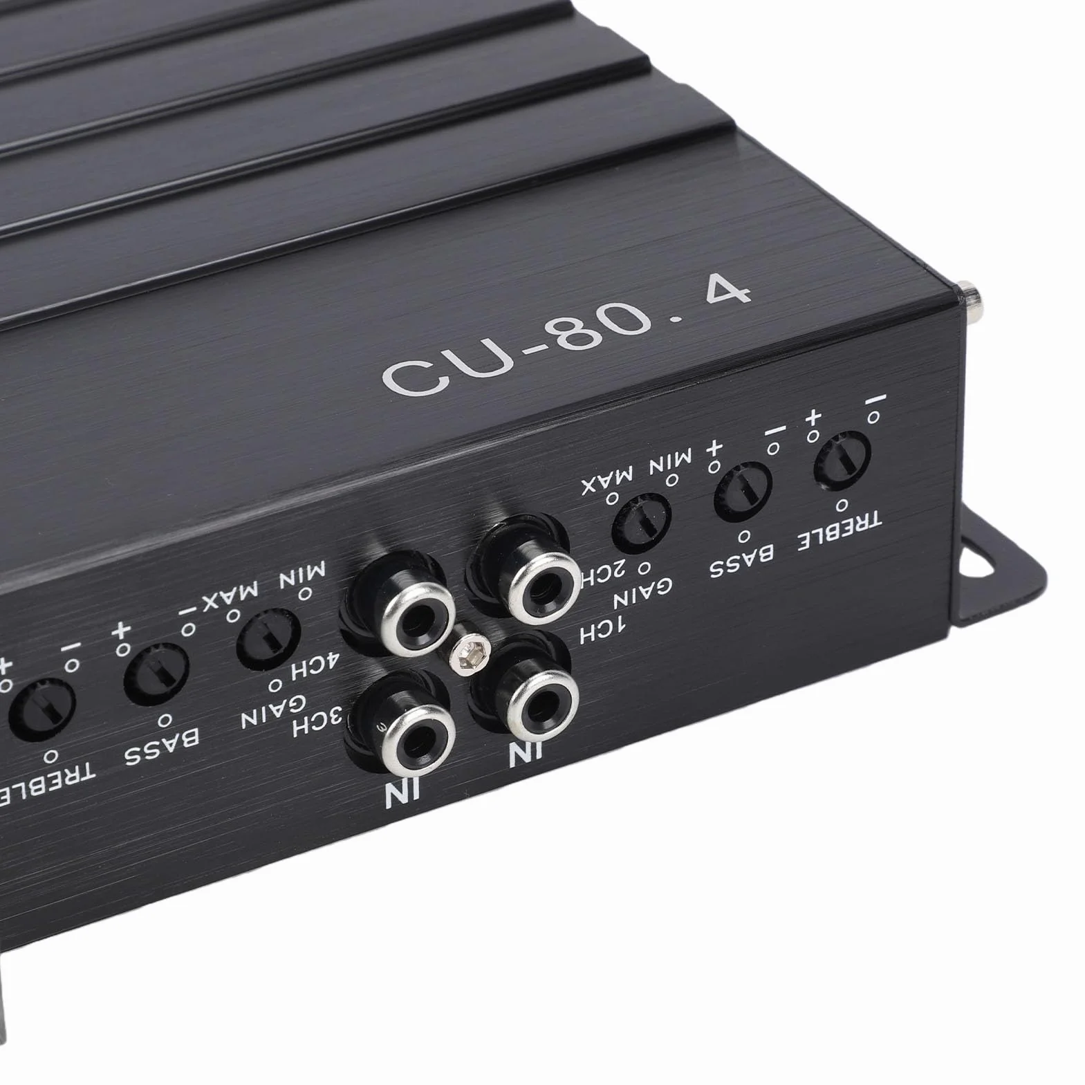 CHICIRIS Wzmacniacz Samochodowy 4-kanałowy Pełnozakresowy Samochodowy Sprzęt Audio Wzmacniacz dla DC 12V Ciężarówki Łodzie UTV i Motocykle System Audio