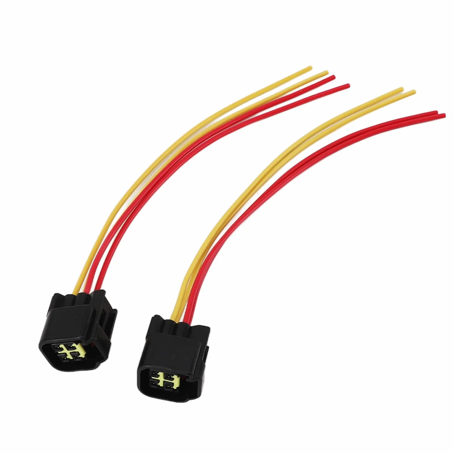 Wtyczka Złącza Elektromagnetycznego dla TL1000 SV650, 2 szt. Wtyczka Przekaźnika Elektromagnetycznego Rozrusznika Wtyczka do Wiązki Przewodów Złącze Elektryczne Wymiana Wtyczki