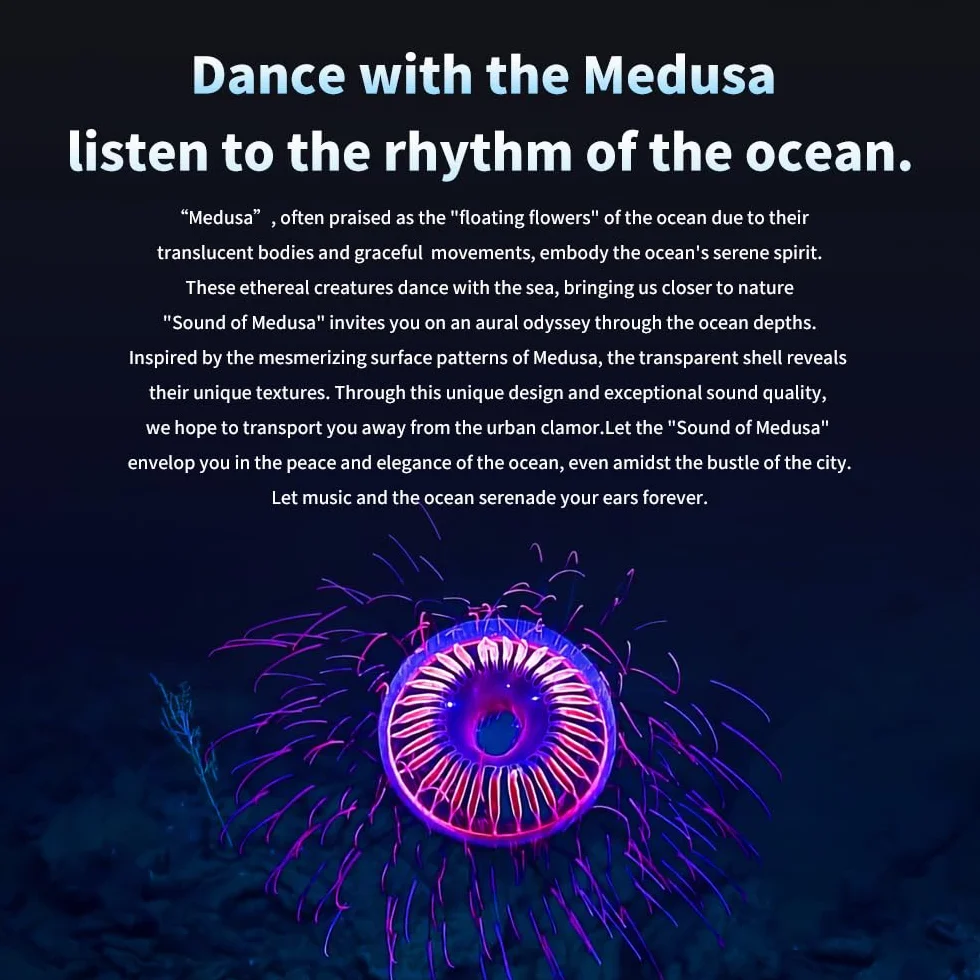 Fanmusic TRN Medusa Słuchawki douszne o wysokiej wydajności 12 mm z dynamicznymi przetwornikami (z mikrofonem)