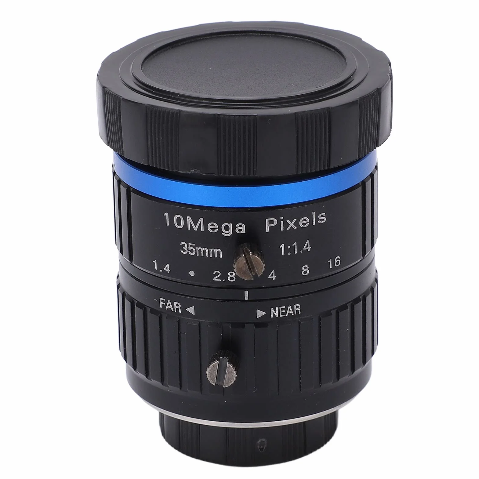 Obiektyw 10 MP z Mocowaniem C, Ogniskowa 35 Mm, Obiektyw z ręczną przysłoną, Niełatwe Zniekształcenie, Wysokiej Jakości Zdjęcia do Kamery Przemysłowej, Ręczne Ustawianie Ostrości