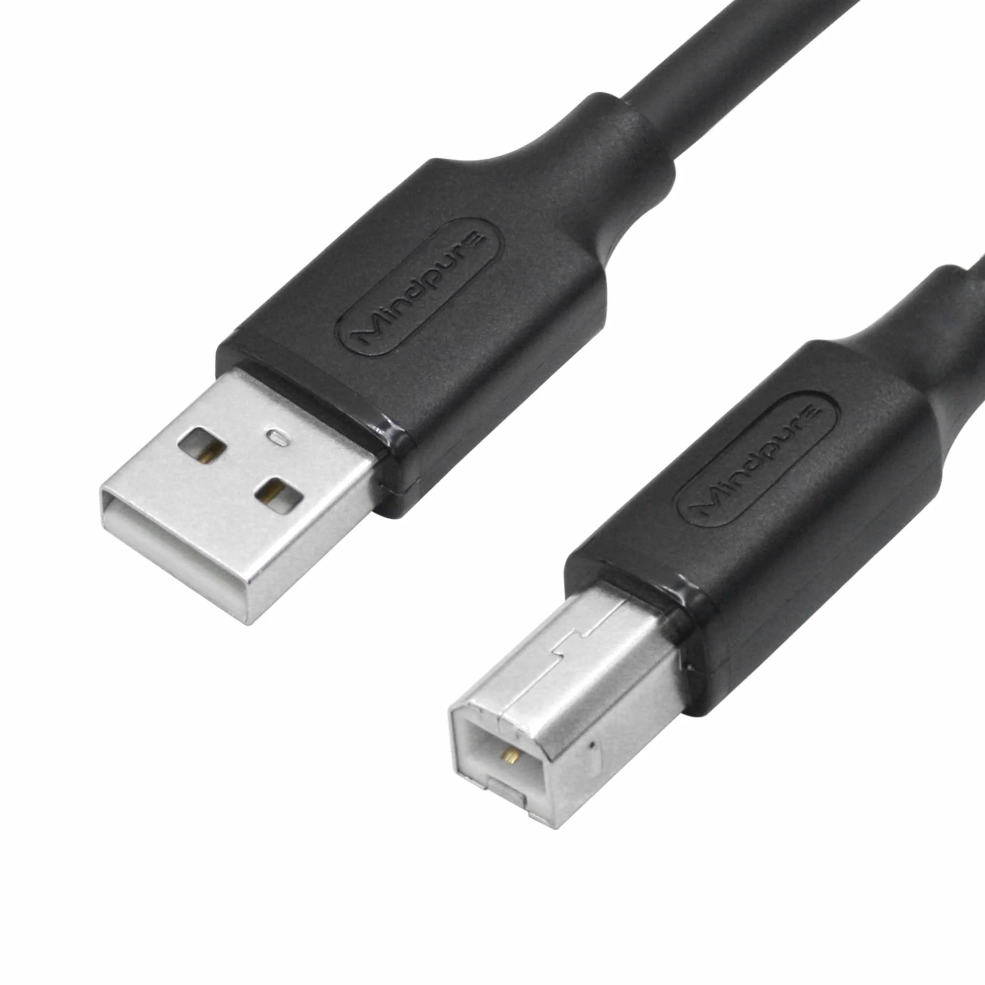 USB 2.0 Printer Sharer Switch, adapter 2 w 1 Wyjście 2 urządzenia współdzielą 1 drukarkę i skaner z ręcznym przełącznikiem i światłem LED (w zestawie 2szt. 4,9FT kable drukarki USB)