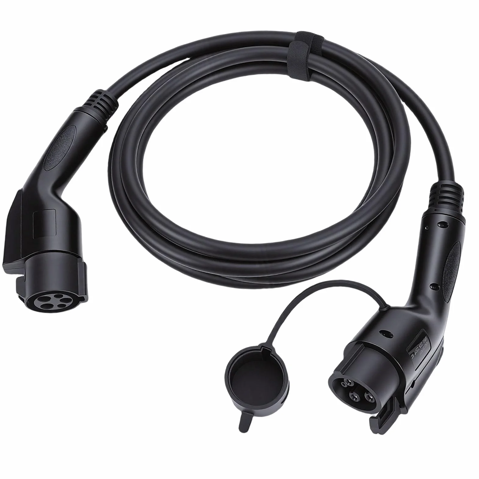 Przedłużacz J1772, Metalowy i Plastikowy Kabel do ładowania Pojazdów Elektrycznych 16 Stóp, 32 A, Kompatybilny z Pojazdami J1772, Zawiera torbę do Przechowywania Kona EV R1T Lyriq