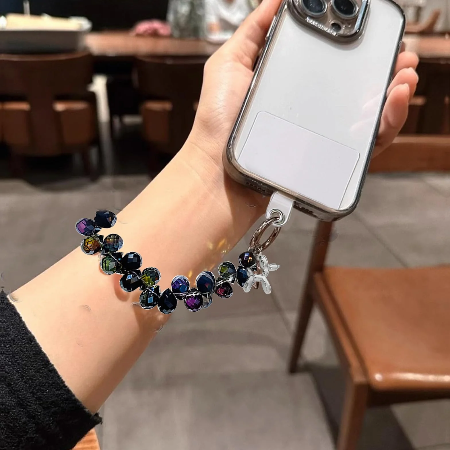 Yamobi Krótki łańcuszek na telefon komórkowy, zawieszka do telefonu, breloczek do kluczy, do aparatu