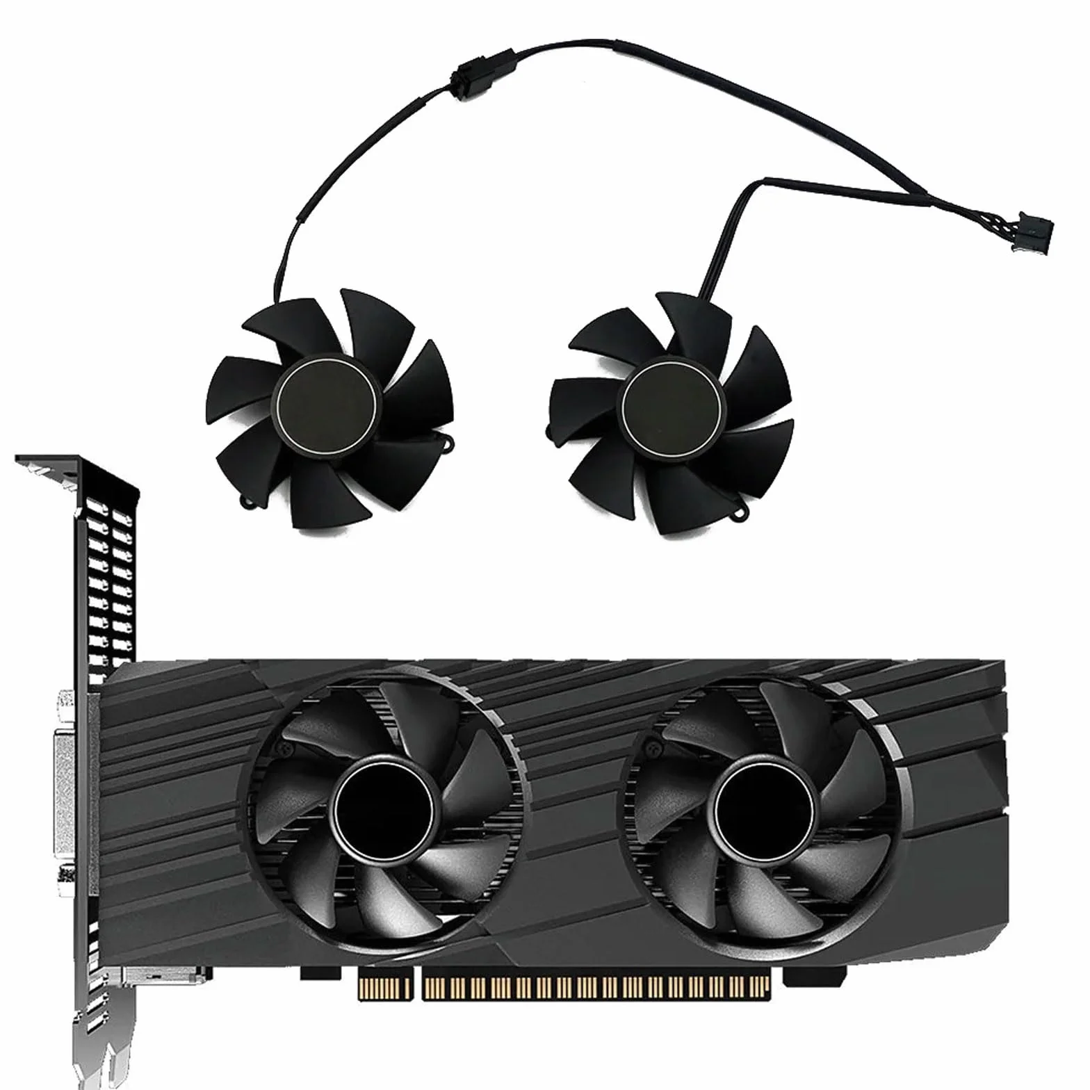 FS1250-S2053A 0,19 A wentylator karty graficznej GPU VGA do Gigabyte GTX 1650 1630 GTX1650 D6 OC Low Profile 4G