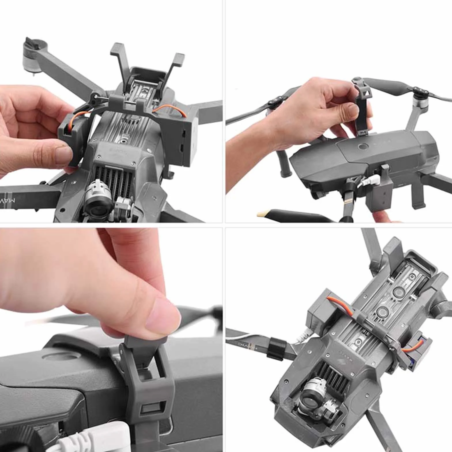 System zrzutu drona z podwoziem do DJI Mavic Pro światłoczuły miotacz transport dostawa ładunek urządzenie do zrzucania powietrza rozszerzone nogi