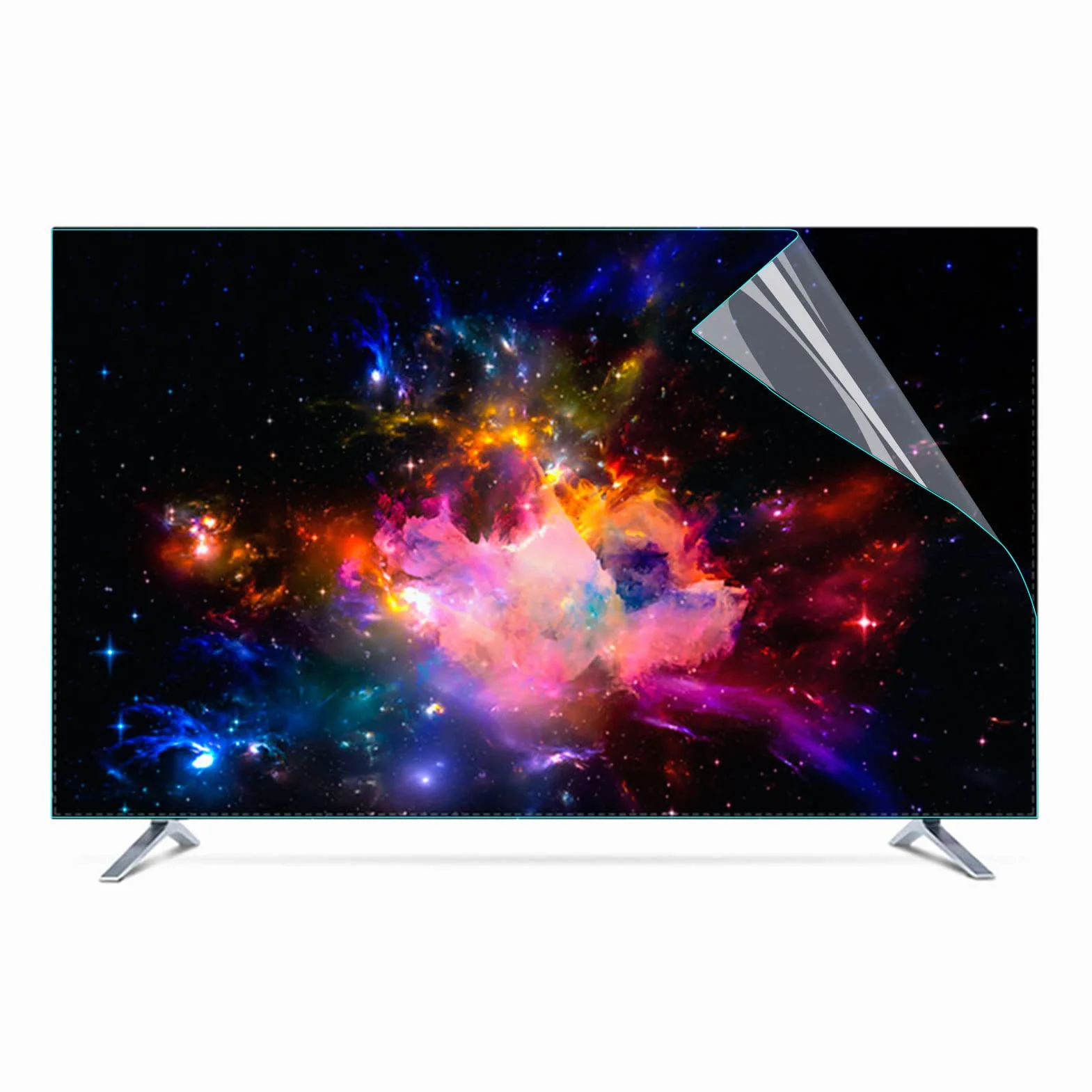 Osłona ekranu, Ochraniacz ekranu telewizora z ochraniacza LCD, matowa folia przeciwodblaskowa na ekran, powłoka chroniąca przed niebieskim światłem/odporna zarysowania/odblaskowa)(60"(1338 * 756mm))