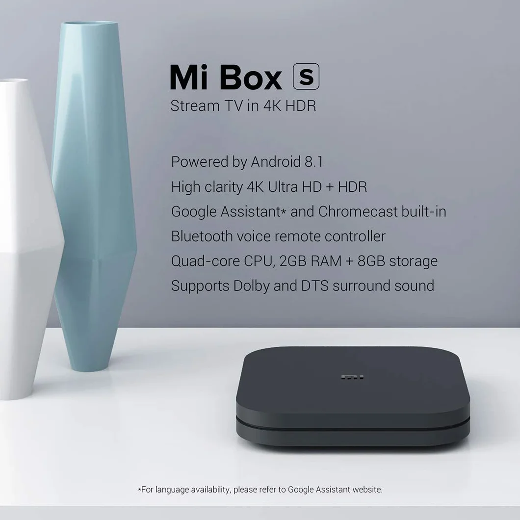 Original Xiaomi MCTvbox-s Jednostka Streamingowa, Czarny, 1 Sztuka