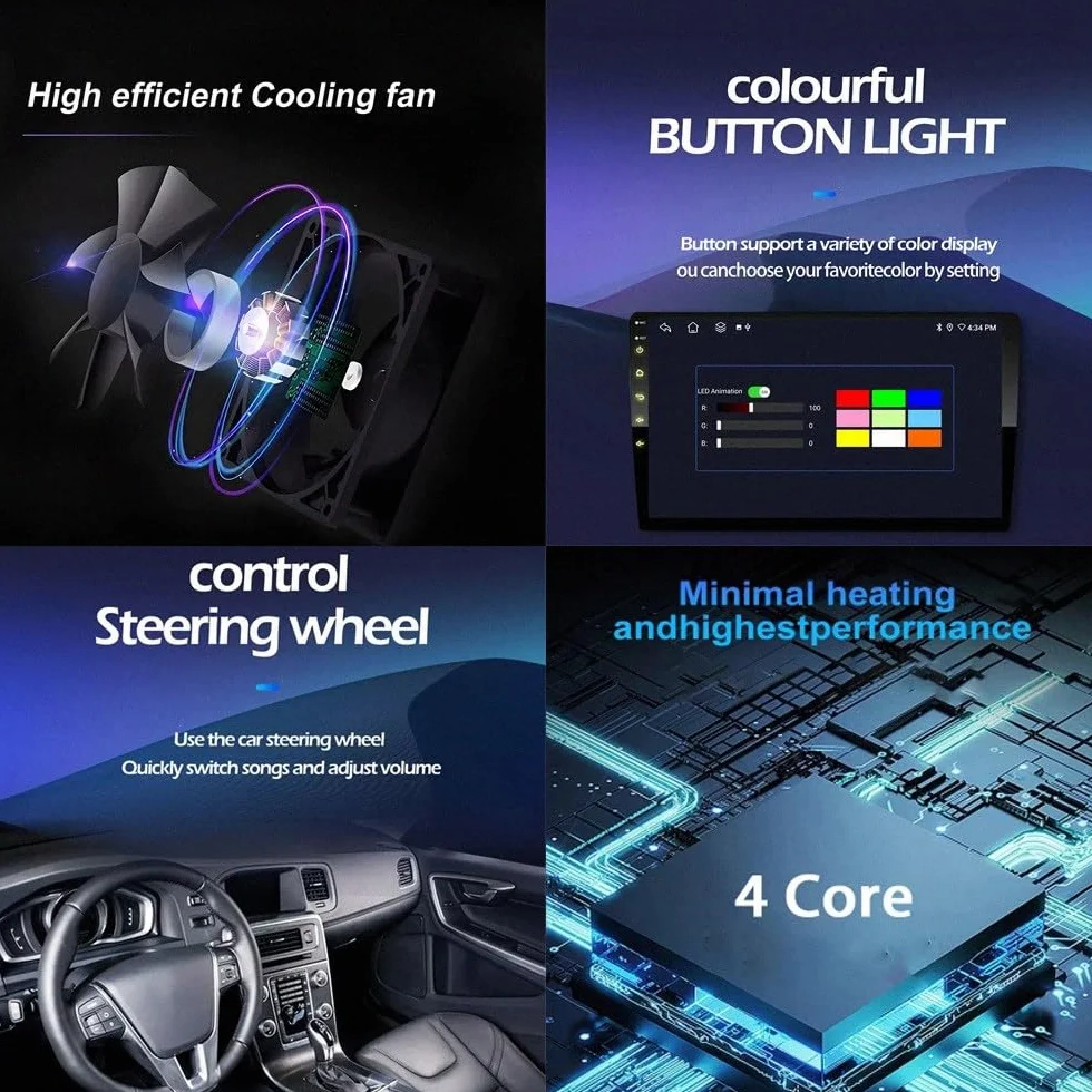 Ekran Apple Car Play, Ekran Android Auto dla Hyundai Grand i30 2011-2017 Przenośny Dotykowy Apple Carplay, Nawigacja Gps/Sterowanie Głosowe/Mirror, 8 Rdzeń 6G+128G