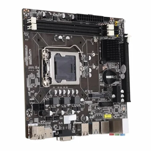Płyta Główna do Gier DDR3, 1155 Pinów 2 DDR3 100M Mining Płyta Główna Obsługująca Procesory Corei7, I5, I3 (LGA1155), Obsługuje Cyfrowe Wyjście Wideo High Definition