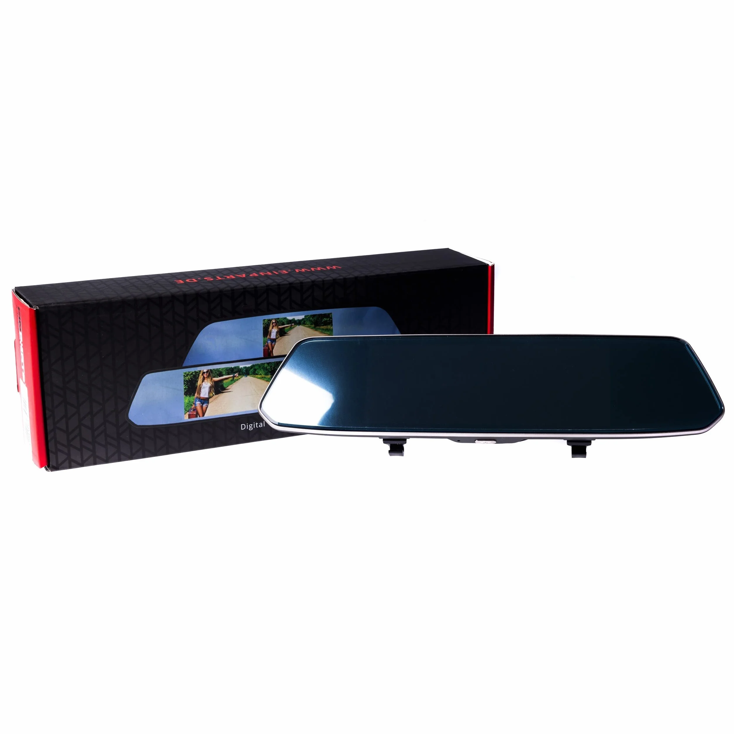 EinParts Wideorejestartor DVR Rejestartor Jazdy w lusterku wstecznym 7 cali 1080P Kąt 170° + kamera cofania HD 720P