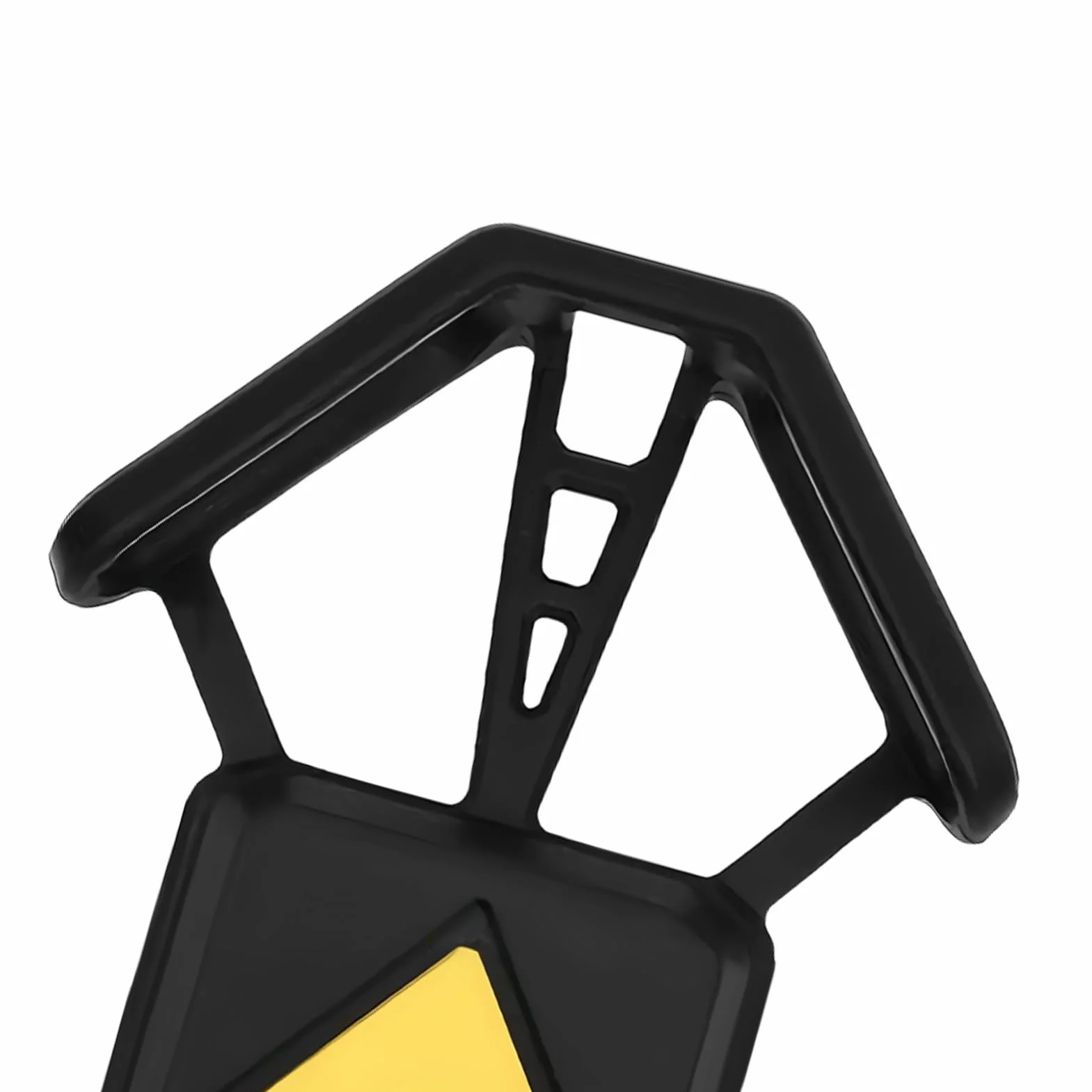 Uchwyt na telefon rowerowy, silikonowy klips z amortyzacją wstrząsów - uchwyt na telefon rowerowy, dla dorosłych mężczyzn kobiet dojazdy piesze wycieczki, podróże, czarny, Se référer au descriptif