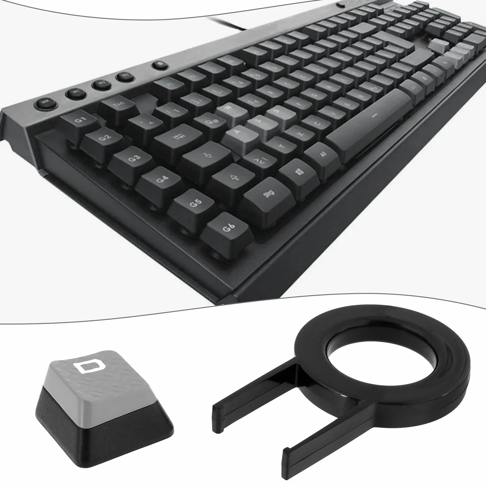 EMSea 10 klawiszy z uchwytem do przełączników kompatybilne z Corsair K70 K95 K65 K70 MK.2 K90 K100 RGB i innymi klawiszami mechanicznymi MX Switch