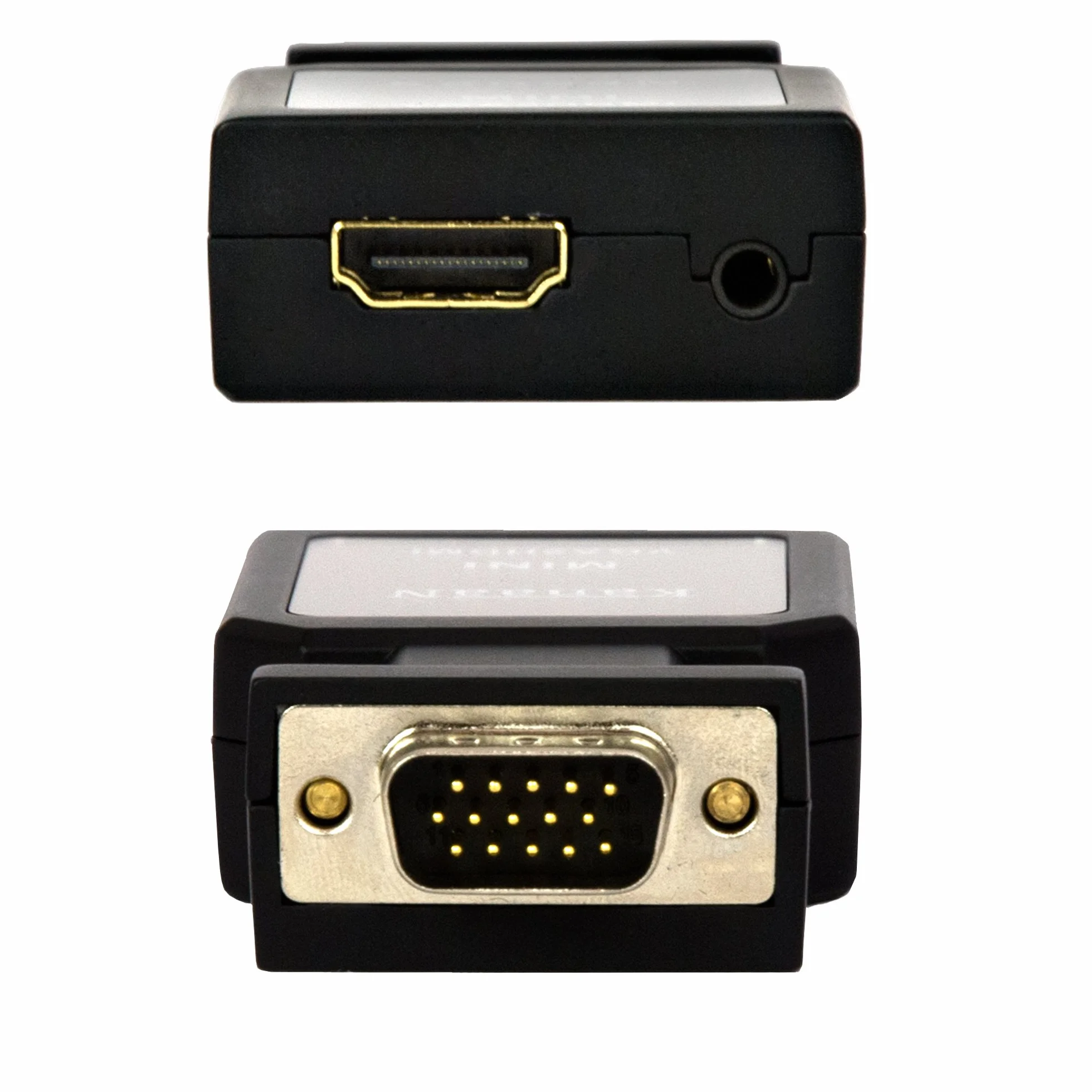 Leicke KN39752 konwerter VGA na HDMI Full HD | konwerter wideo | z Audio Line In