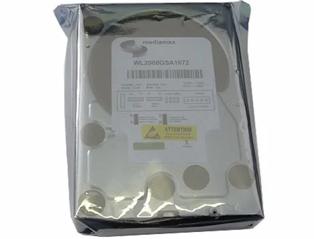 White Label 2 terabajty (2 TB) 16 MB Cache 7200 RPM SATA2 3,5 cala wewnętrzny dysk twardy do komputera stacjonarnego, Mac, CCTV DVR, NAS) - z roczną gwarancją
