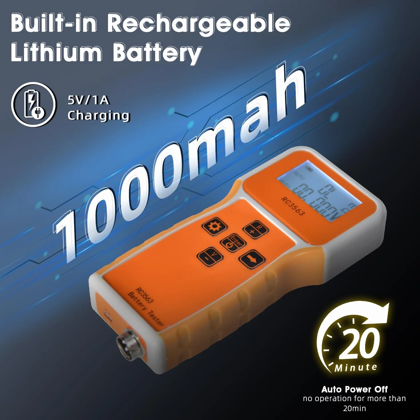 Tester rezystancji baterii 1uΩ ~ 200 Ω, 0 ~ ± 100 VDC, przenośny miernik napięcia z sondą, analizatorem kwasu Pb i Ni-CD