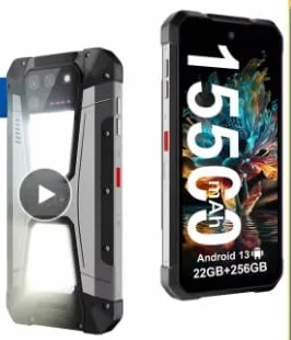 Unihertz 8849 Tank 2 Advanced Verison wodoodporny projektor smartfon 24 GB+512 GB wytrzymały telefon komórkowy 108 MP aparat główny 15500 mAh telefon