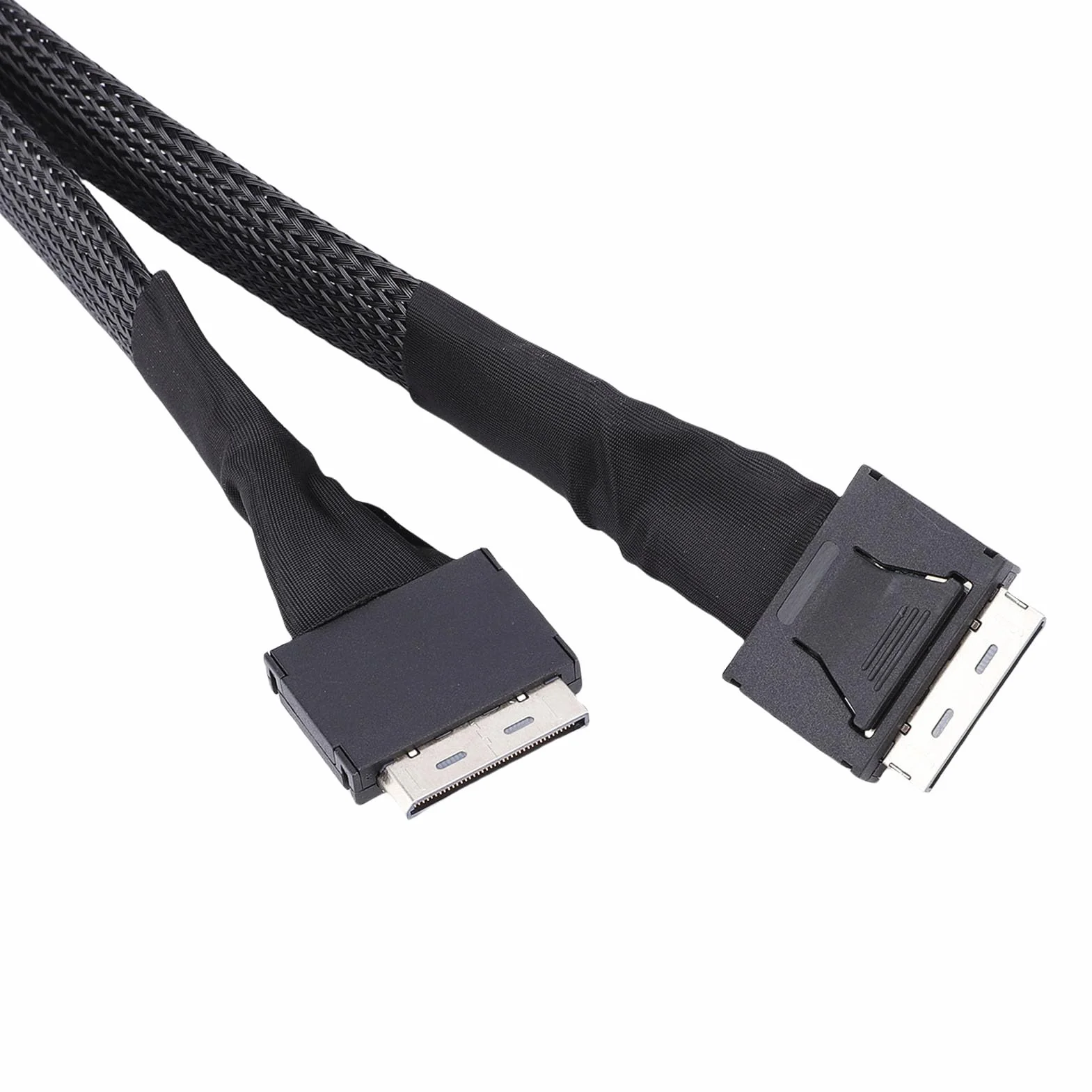 Zunate Kabel Rozgałęziający PCIe 4.0 X16 do Rozdzielacza Płyty Głównej Komputera o Długości 65 Cm