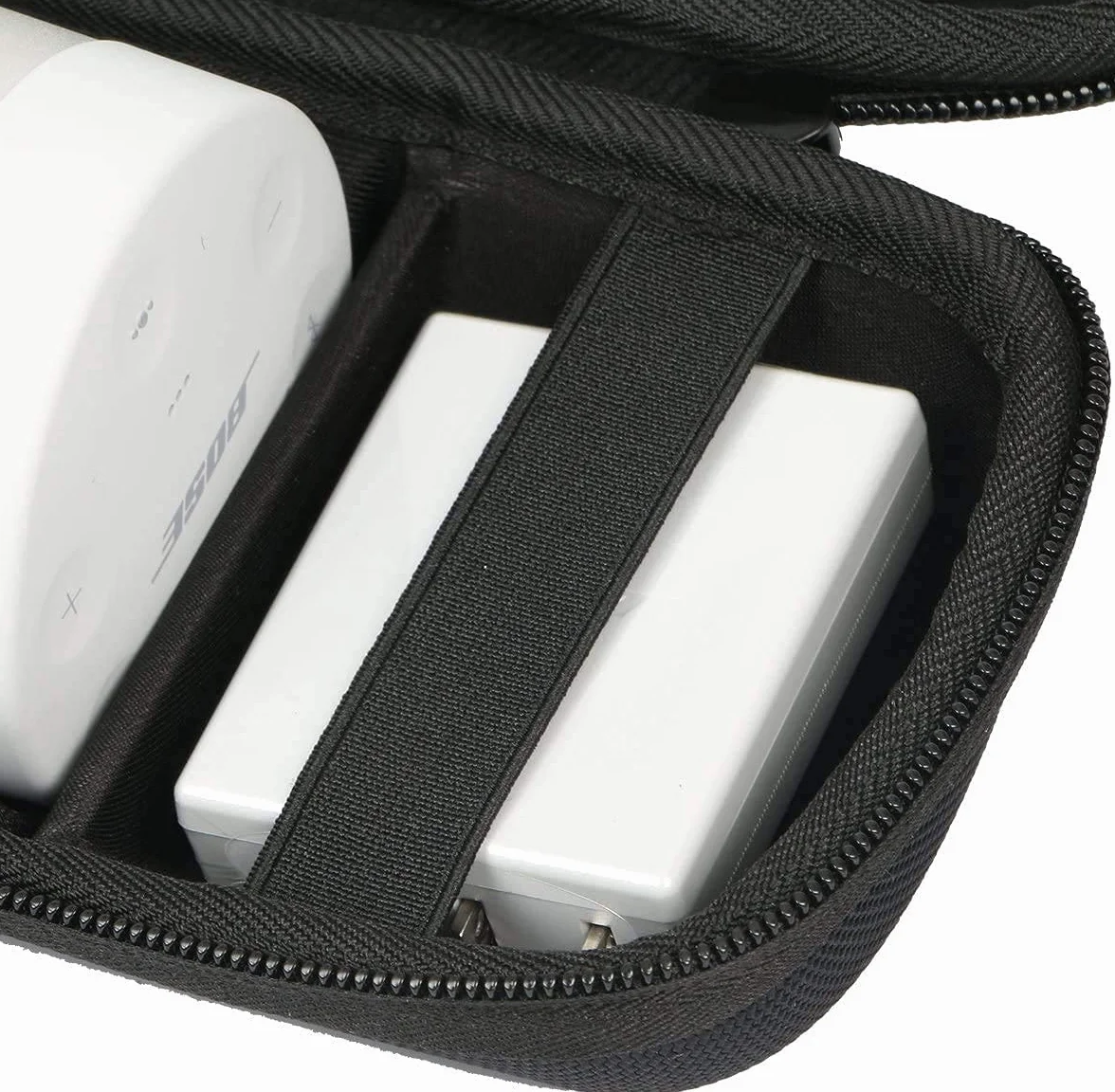 Khanka Twarde etui ochronne do Bose SoundLink Revolve (seria II 2)/(seria I 1) głośnik Bluetooth przenośny głośnik i akcesoria. (mały)