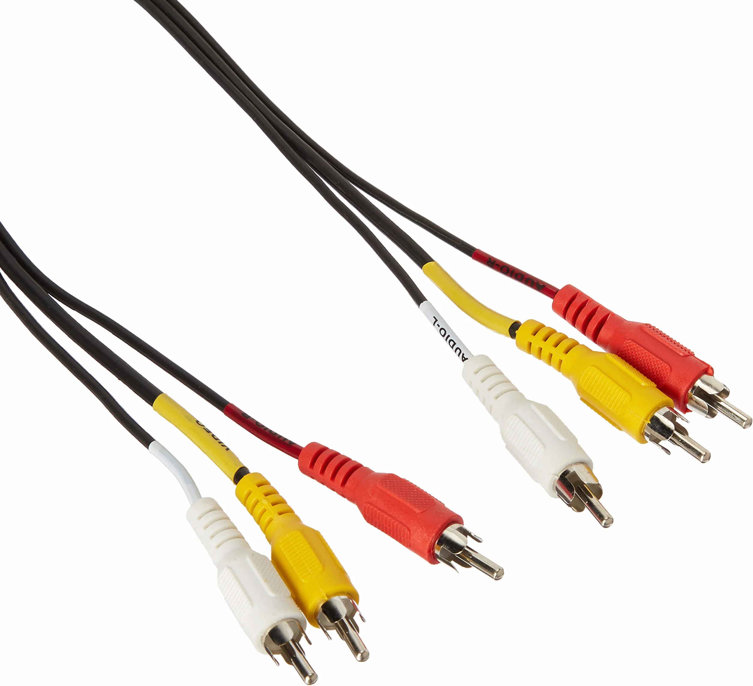 C2G / Cables To Go 40448 Value Series Composite Video/Stereo Audio Cable-6 Feet, Czarny