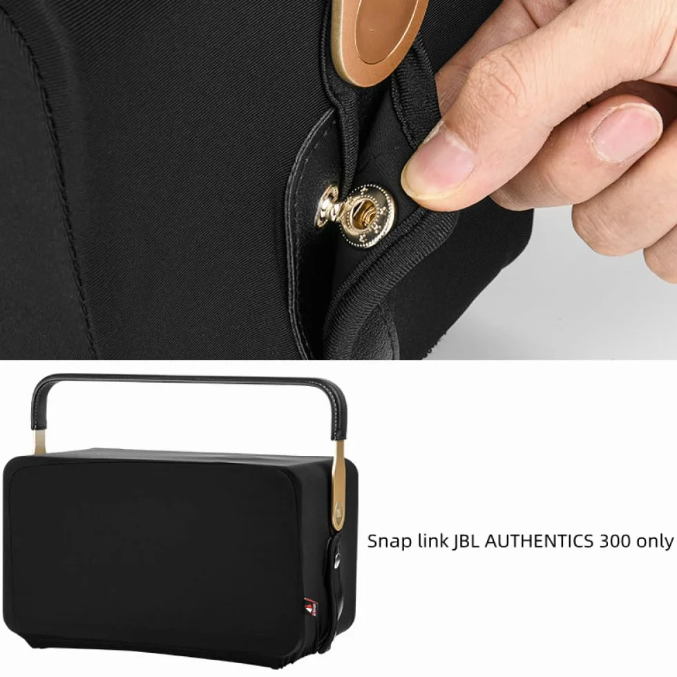 Pokrowiec przeciwpyłowy do JBL AUTHENTICS200/300/500 rozciągliwy głośnik Audio osłona przeciwpyłowa elastyczna opaska ochronna (AUTHENTICS 300)