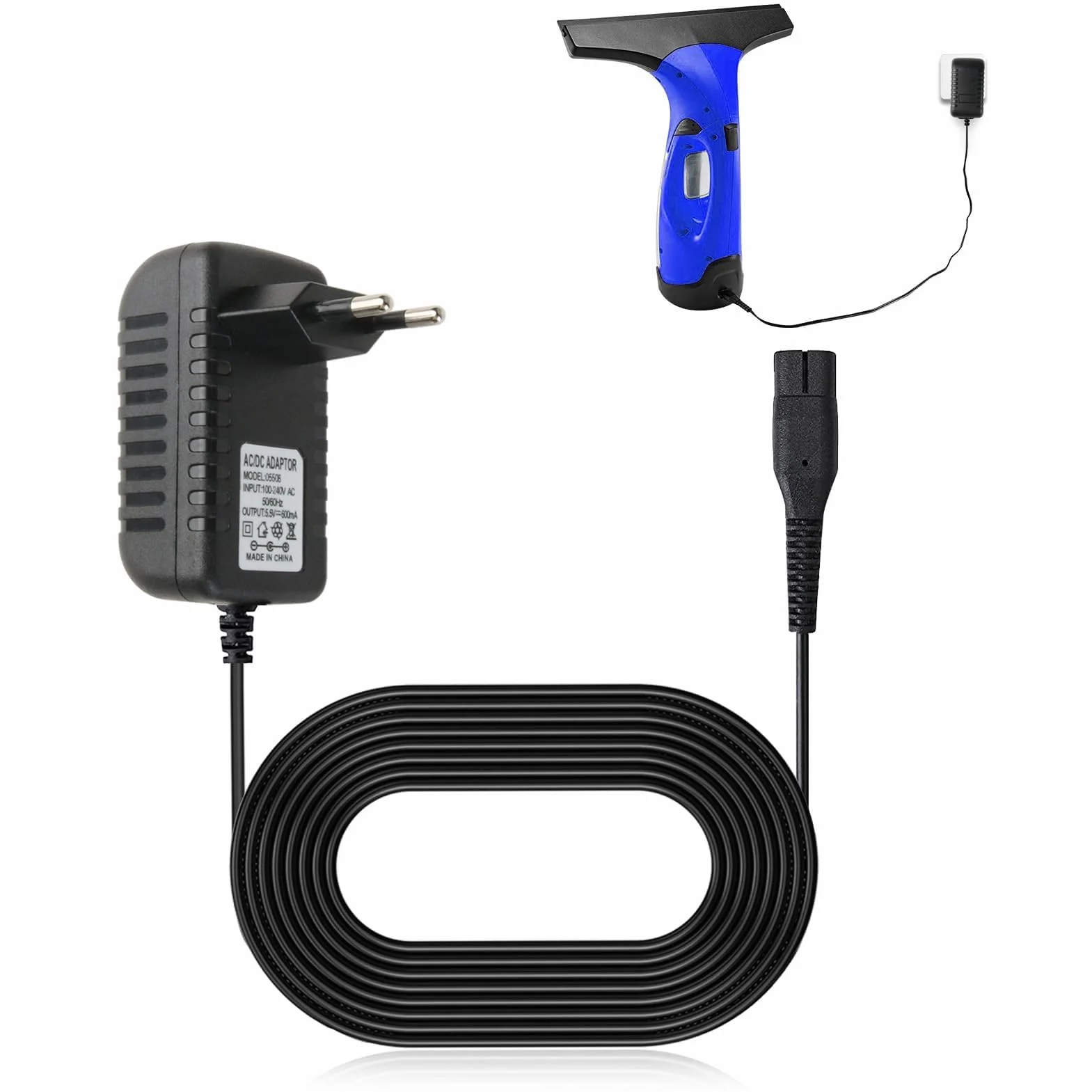 Ładowarka Karcher do mycia szkła 5,5 V szybkie ładowanie kompatybilna WV1 WV2 Plus WV5 WV55 WV60 WV70
