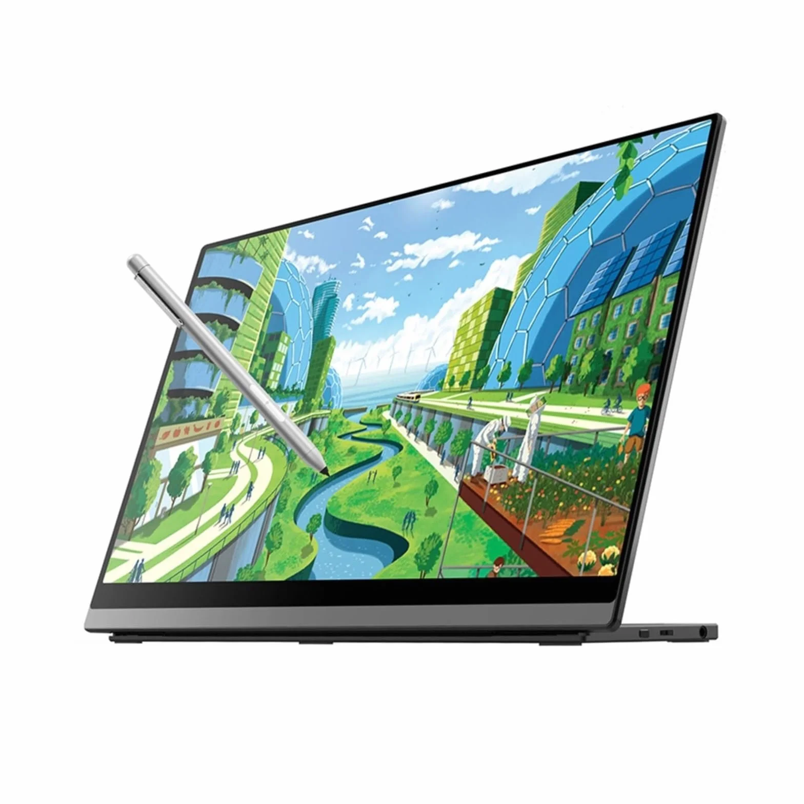 Ekran mobilny Ekran dotykowy 4K IPS HD 15,6-calowy telefon komórkowy Laptop Zewnętrzny ekran rozszerzeń Przenośny monitor biurowy