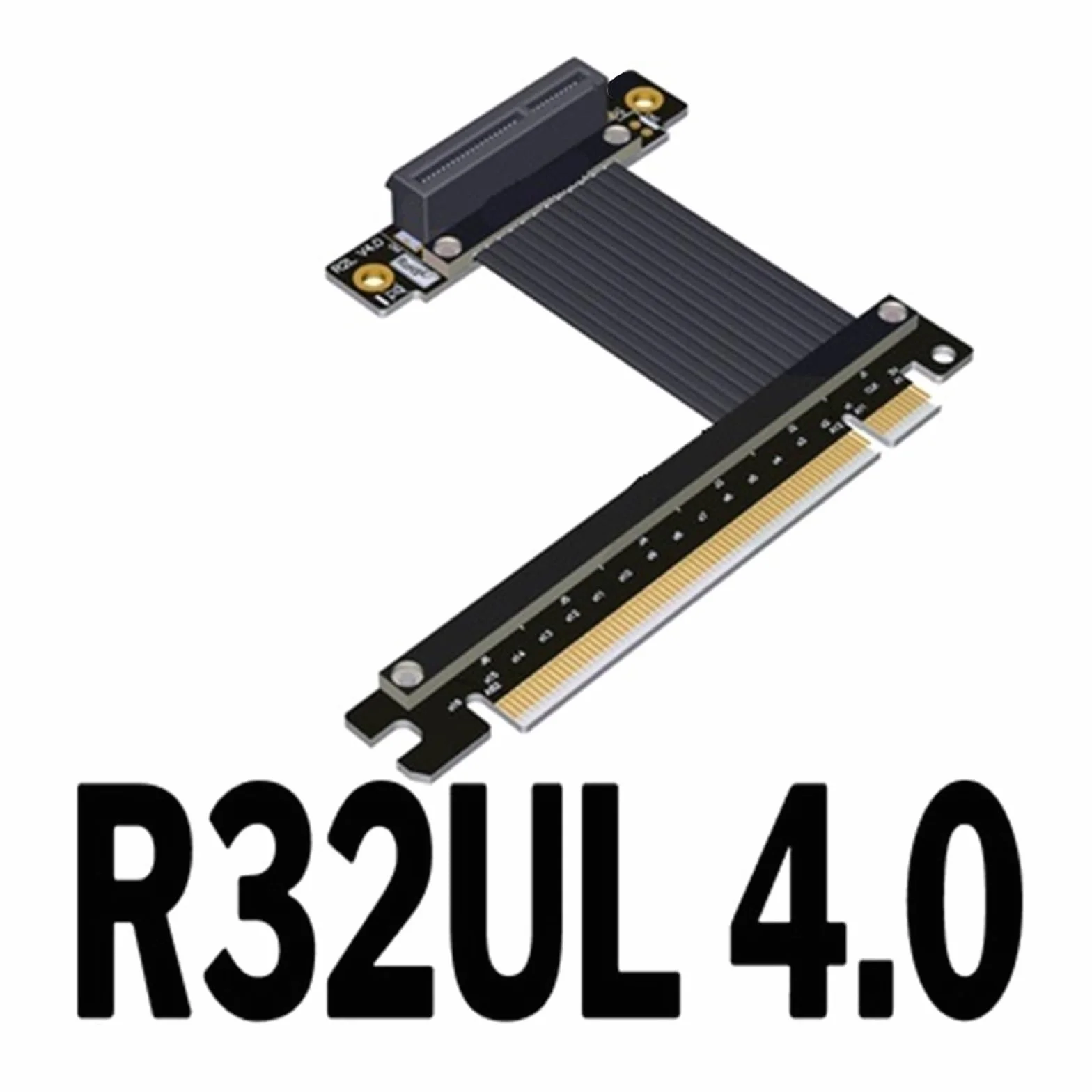 PCI Express X16 do X4 przedłużacz Riser Board, adapter przedłużający złącze karty krawędziowej Gen4 (80 cm, R32UF 4.0)