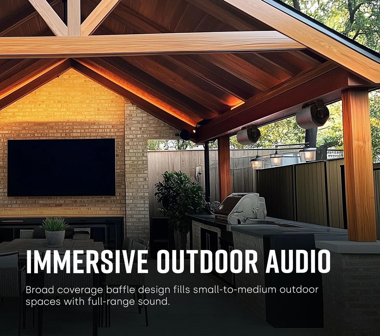 Polk Audio Atrium 4 głośniki zewnętrzne (para, czarne)