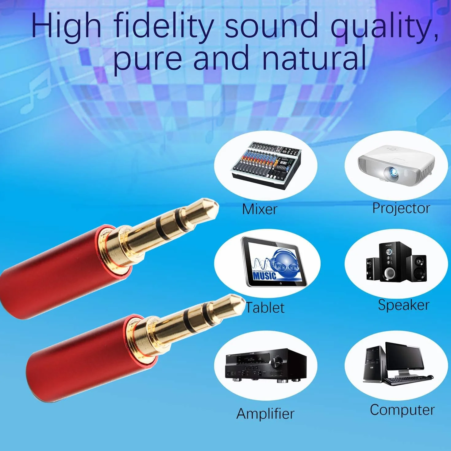 RUNCCI-YUN 7 szt. wtyczek stereo 3,5 mm, gniazdo audio 1/8" typu lutowane 3,5 mm złącze DIY 3,5 mm gniazdo słuchawkowe zamienne gniazdo audio 3,5 metalowa naprawa TRS 3-biegunowa wtyczka męska stereo