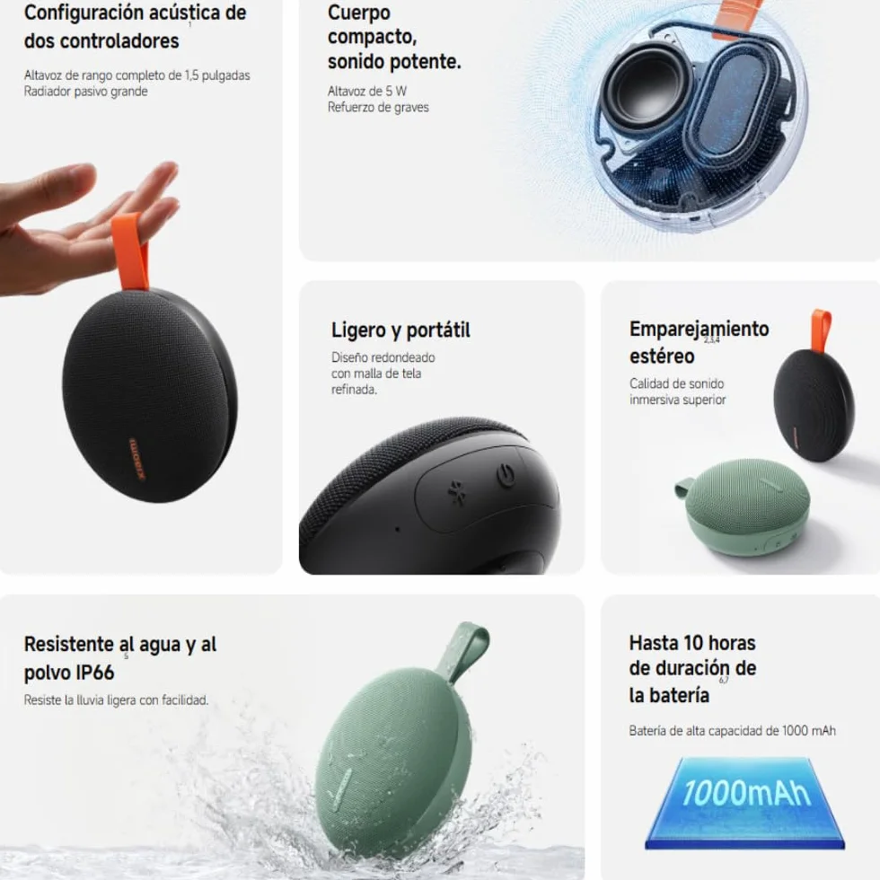 Xiaomi Bluetooth Speaker Essential Zielony