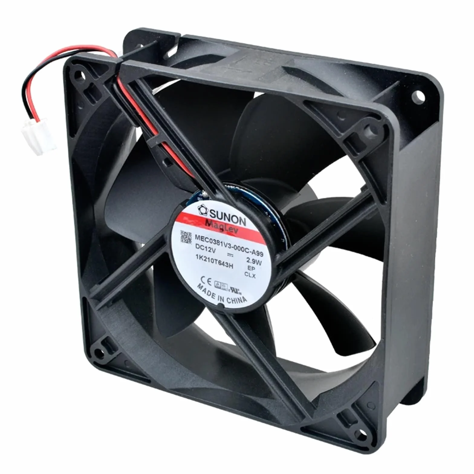 MEC0381V3-000C-A99 Wentylator 12 cm 120 mm 120 mm 120 x 120 x 38 mm DC12V 2,9 W 2 linie Wentylator chłodzący do zasilaczy falownika i motoryzacji