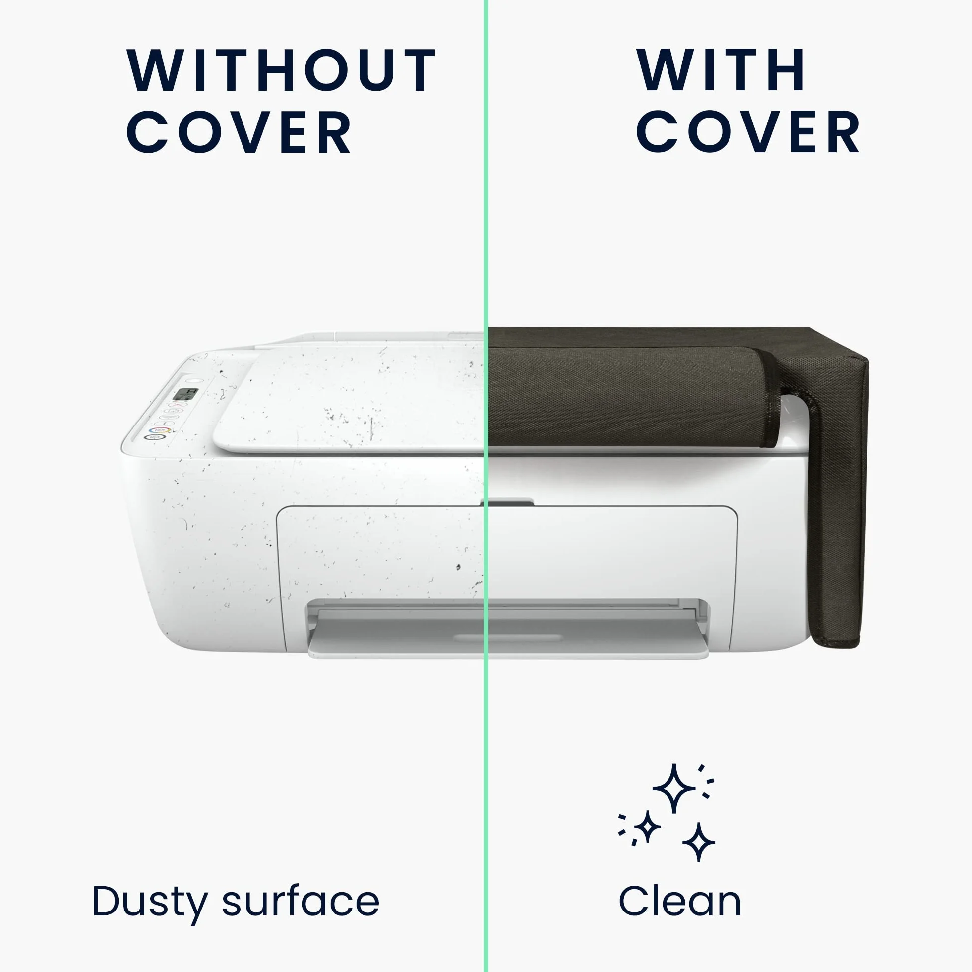 kwmobile Pokrowiec ochronny do HP DeskJet 2755e 2720e - torba etui drukarka ciemnoszara