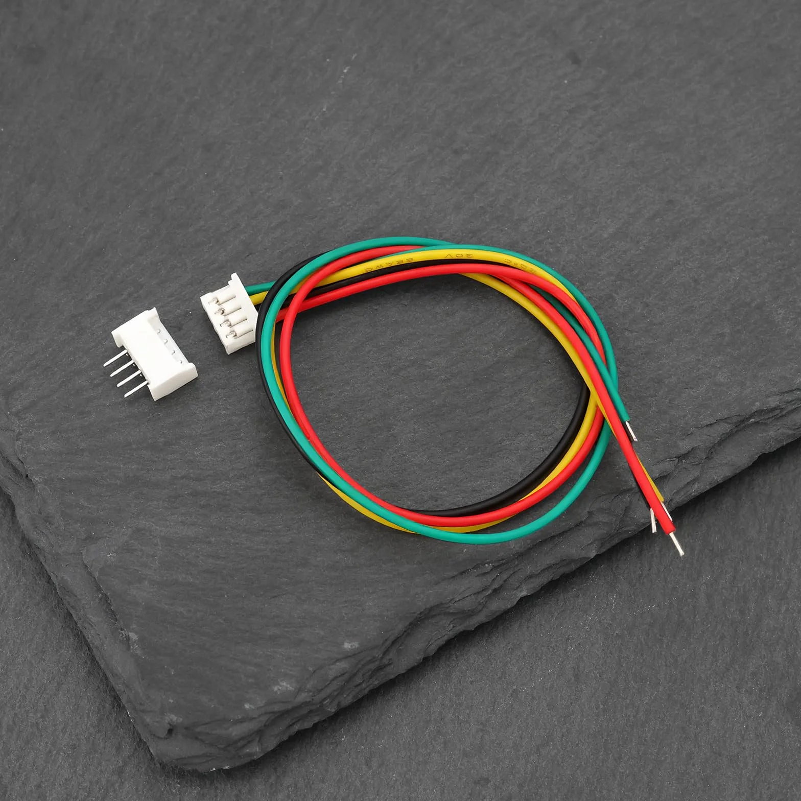 20 szt. 4-pinowego złącza Micro JST SH1,25 mm 28AWG kabel do taśm świetlnych LED, akumulatory z gniazdem