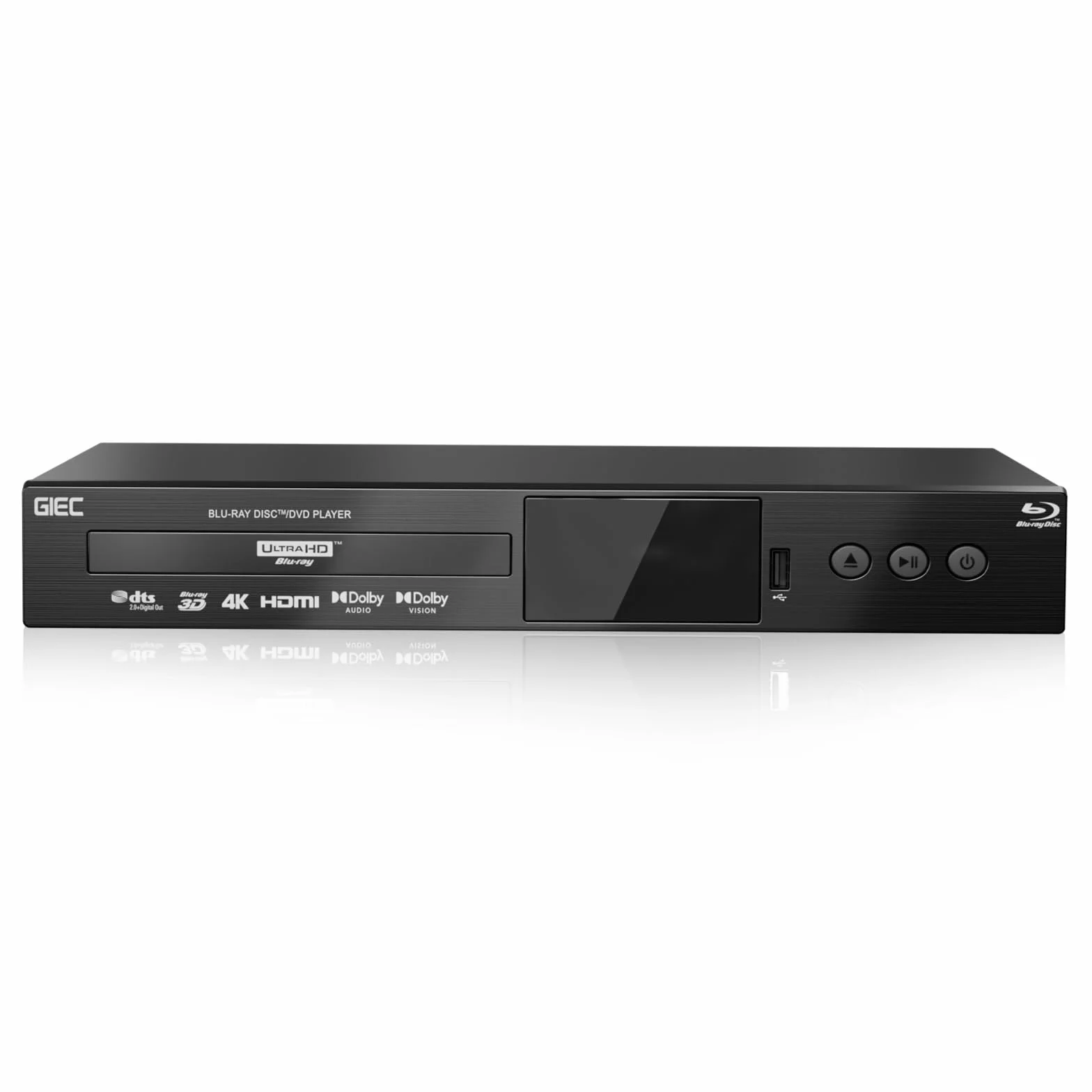 G5300 4K Ultra HD Blu Ray Player do wszystkich regionów: Discs 3D Blu Ray DVD do telewizora/projektora 4K HDR 10 Dual HDMI / koncentryczny / optyczny / USB 3.0