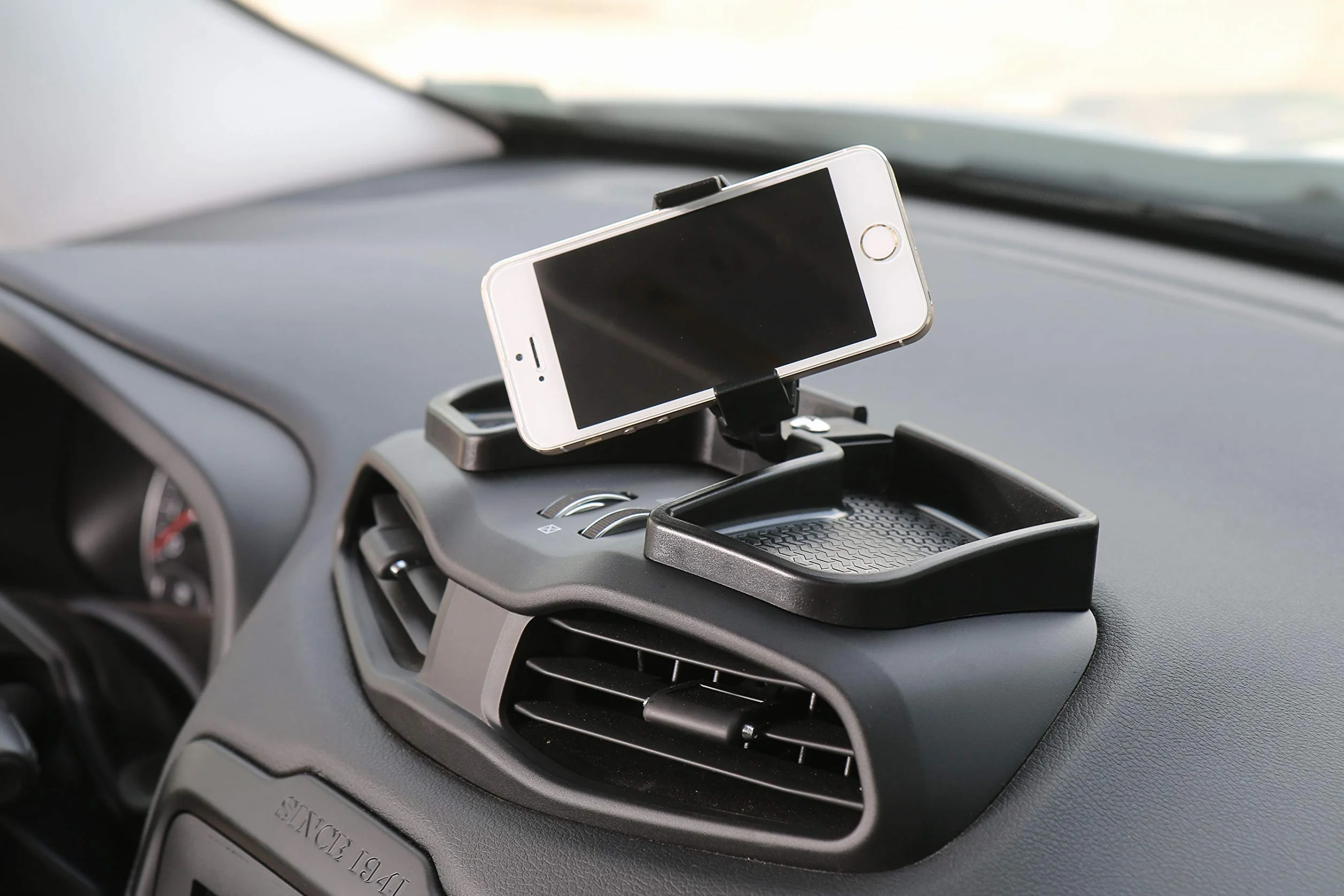 SXMA Obrotowy 360 samochodowy uchwyt na deskę rozdzielczą ABS uchwyt do telefonu komórkowego GPS uchwyt do Jee p Renegade 2015 2016