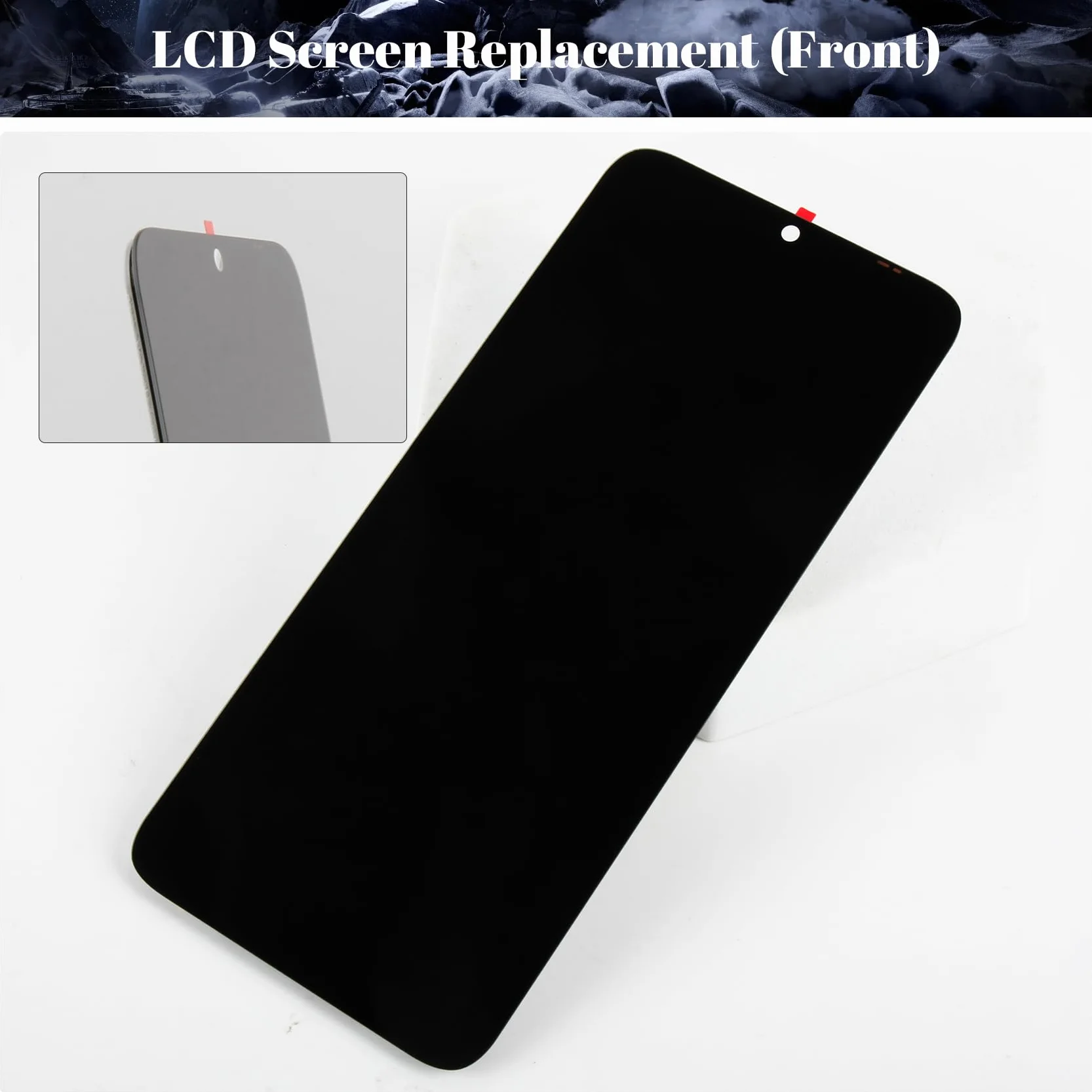 Dla Huawei Honor X6B ekran LCD zamiennik dla Huawei Honor X6B JDY-LX1 JDY-LX2 ekran dotykowy digitizer zestaw naprawczy bez ramki (czarny)