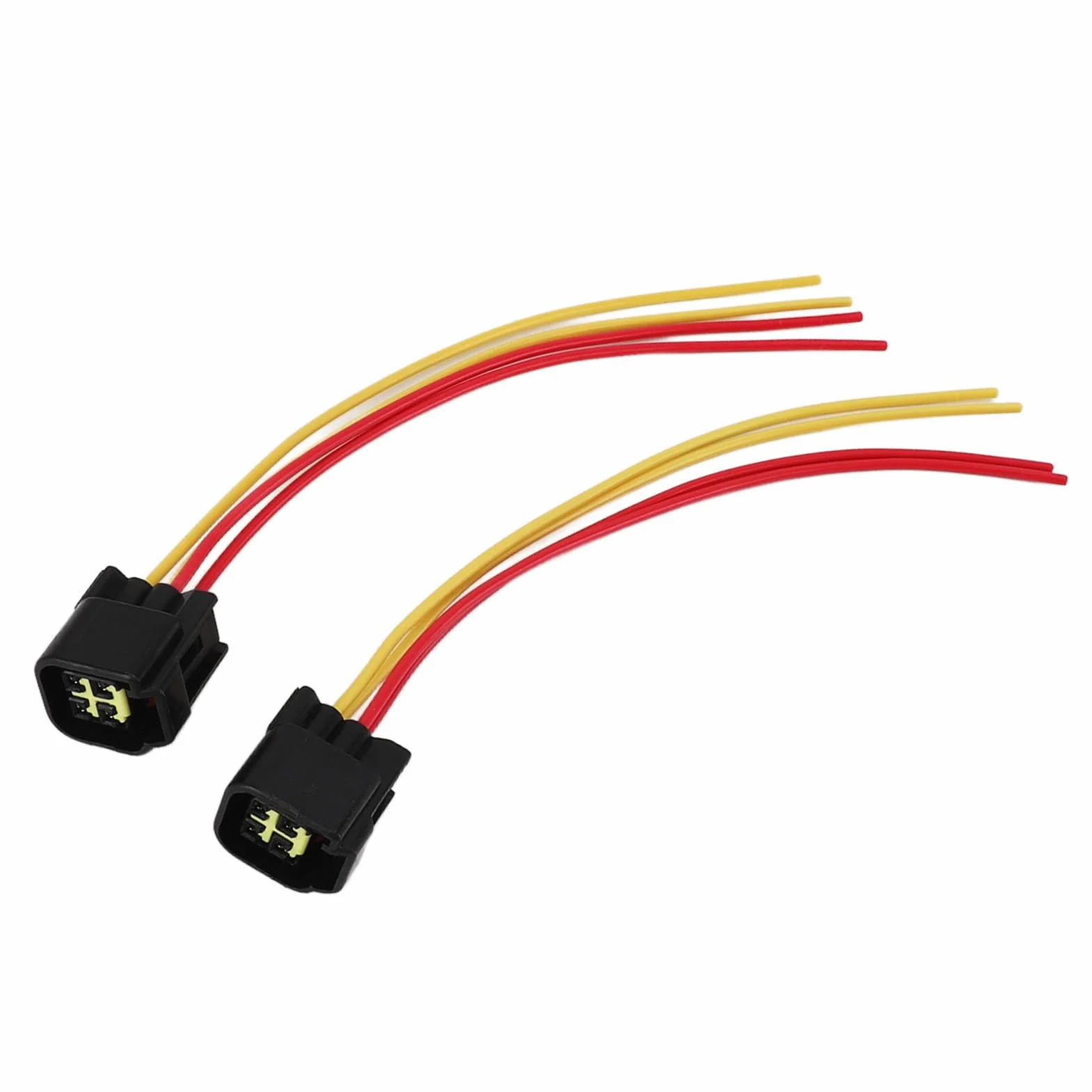 Wtyczka Złącza Elektromagnetycznego dla TL1000 SV650, 2 szt. Wtyczka Przekaźnika Elektromagnetycznego Rozrusznika Wtyczka do Wiązki Przewodów Złącze Elektryczne Wymiana Wtyczki