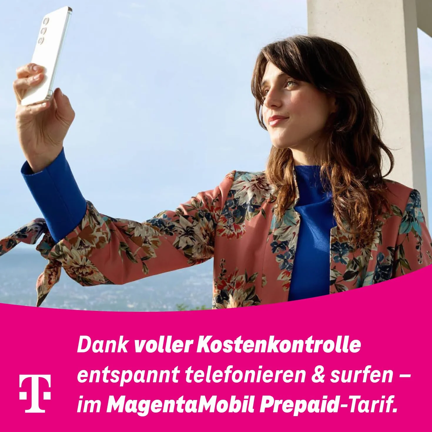 Telekom MagentaMobil Prepaid Basic | 9 ct na minutę/SMS do wszystkich sieci niemieckich | opcjonalny Dayflat (50 MB) do mobilnego surfowania I bez wiążącej umowy, pełna kontrola kosztów I 10 EUR